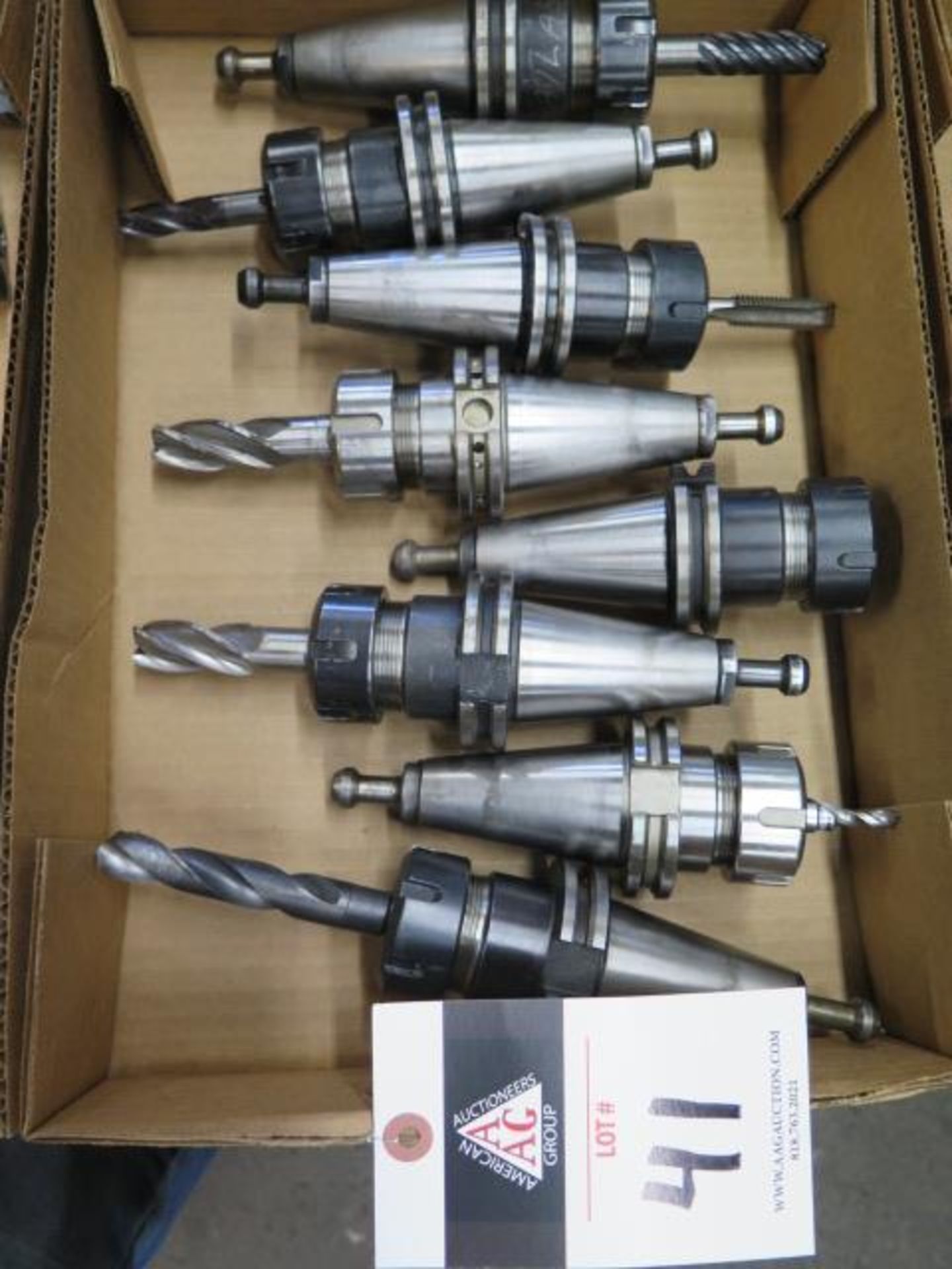 CAT-40 Taper ER32 Collet Chucks (8) (SOLD AS-IS - NO WARRANTY)