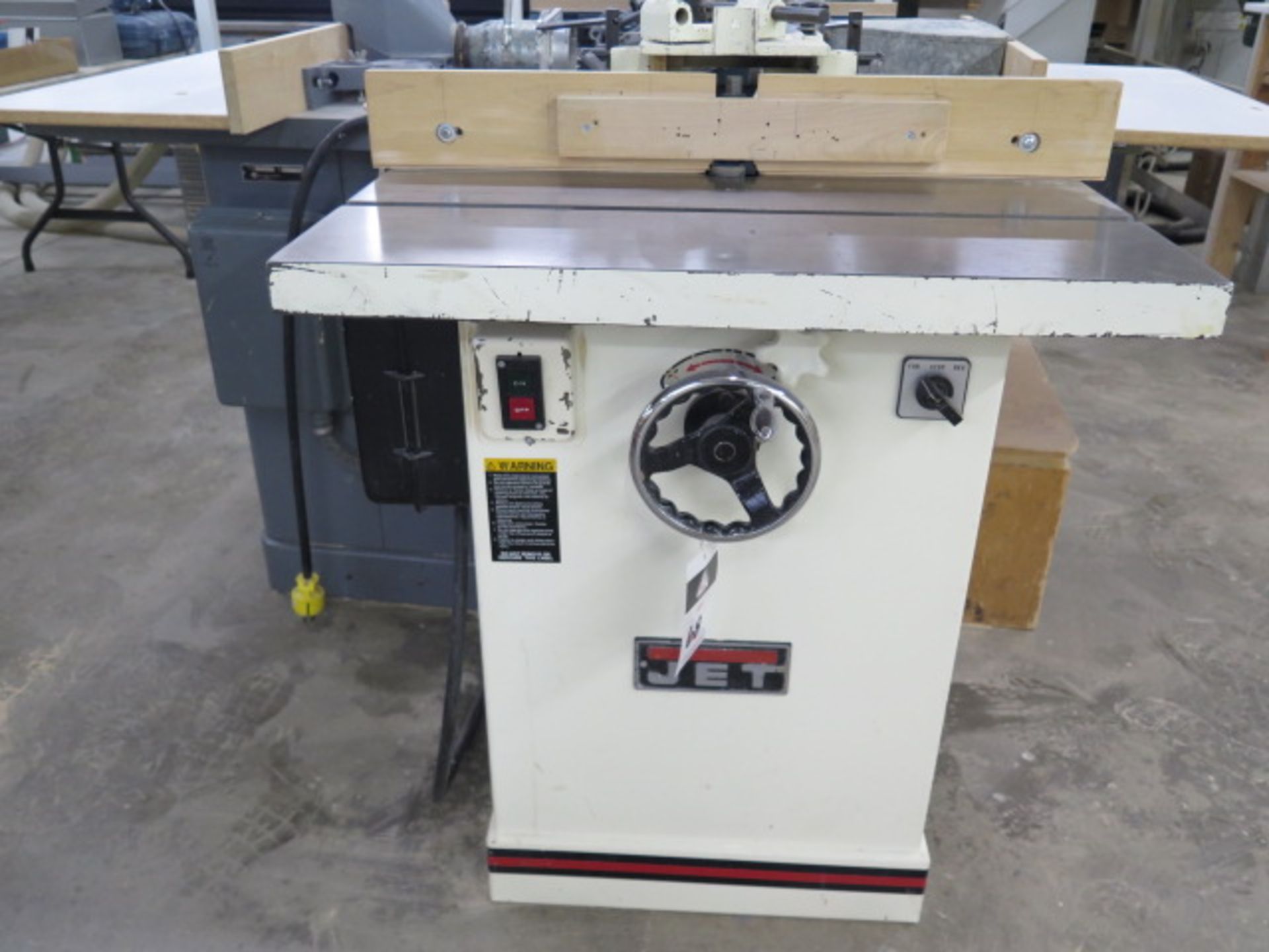 Jet WSS-3-3 Wood Shaper s/n 9903D0077 w/ 5Hp Motor (SOLD AS-IS - NO WARRANTY)