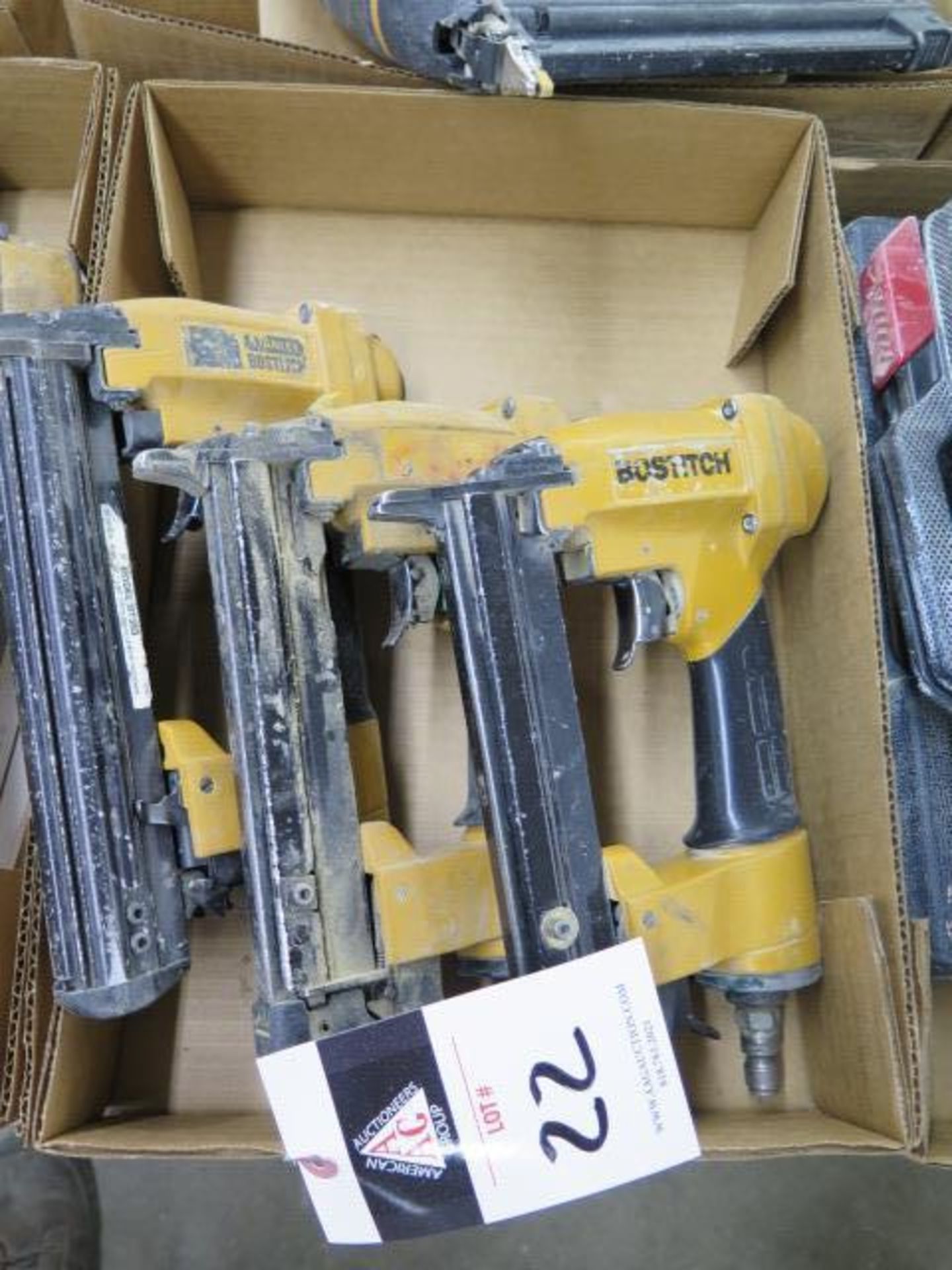 Bostitch Pneumatic Finish Nailers (2) (SOLD AS-IS - NO WARRANTY)