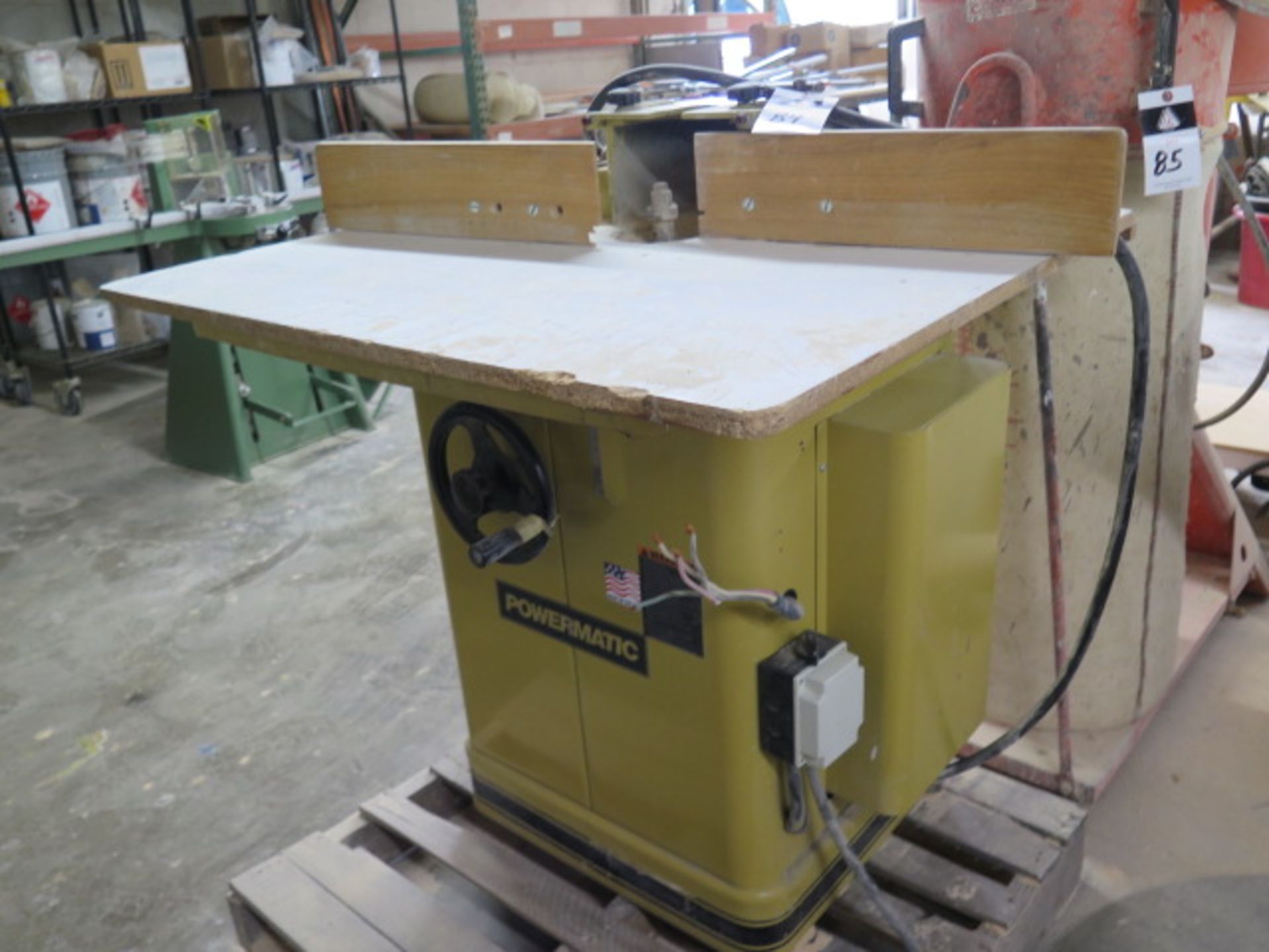 Powermatic mdl. #27-SHAPER S/T Wood Shaper s/n 0511 027233 (SOLD AS-IS - NO WARRANTY) - Image 3 of 9