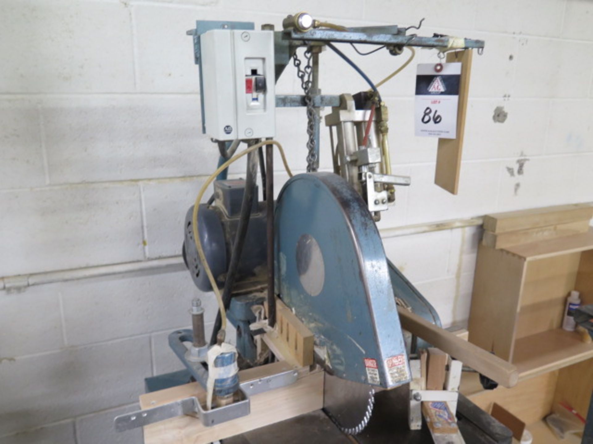 CTD 14” Miter Abrasive Cutoff Saw w/ 2Hp Motor, Pneumatic Feed (SOLD AS-IS - NO WARRANTY) - Image 3 of 8