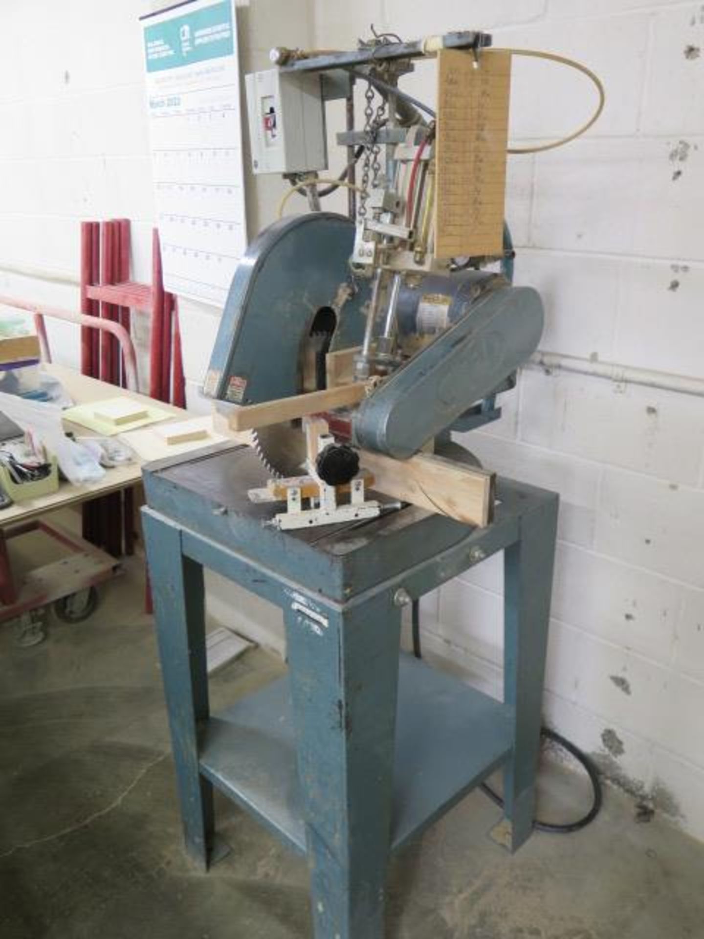 CTD 14” Miter Abrasive Cutoff Saw w/ 2Hp Motor, Pneumatic Feed (SOLD AS-IS - NO WARRANTY) - Image 2 of 8