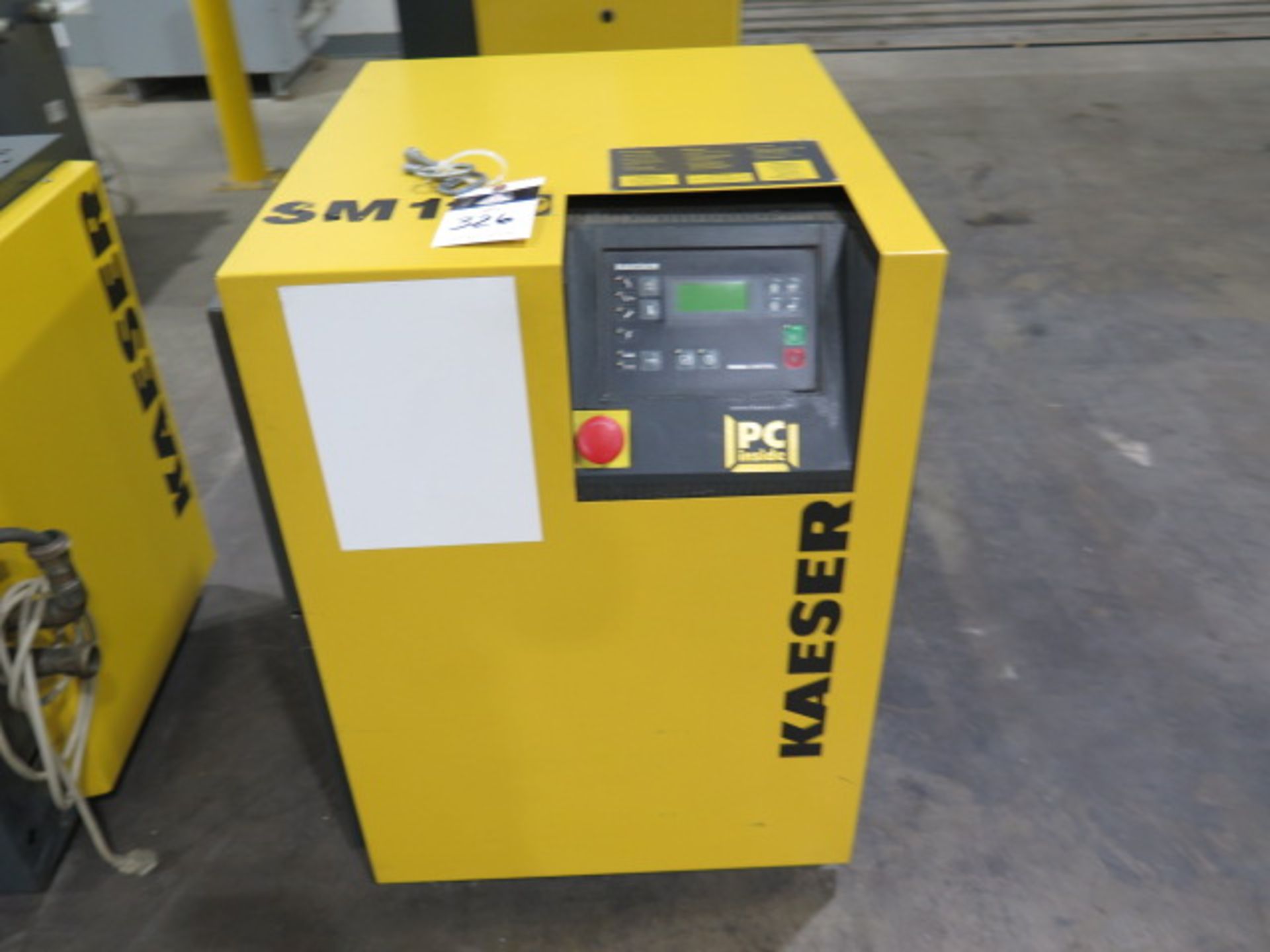 2003 Kaeser SM-11 10Hp Rotary Air Comp s/n 1488 w/ Kaeser Controls, 42 CFM @ 110 PSIG, SOLD AS IS