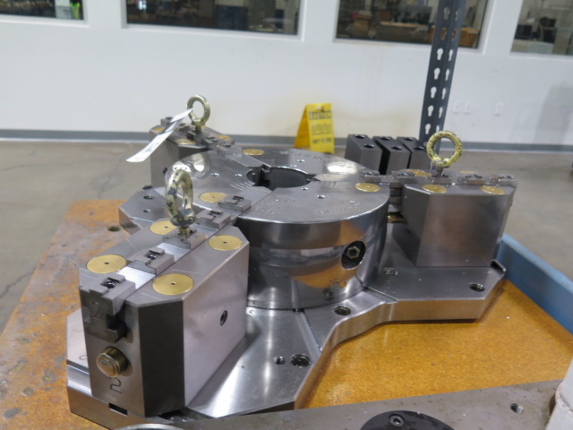 Shunk “ROTA-S flex 700” 31” 3-Jaw Chuck w/ Mounting Base (SOLD AS-IS - NO WARRANTY) - Image 4 of 11