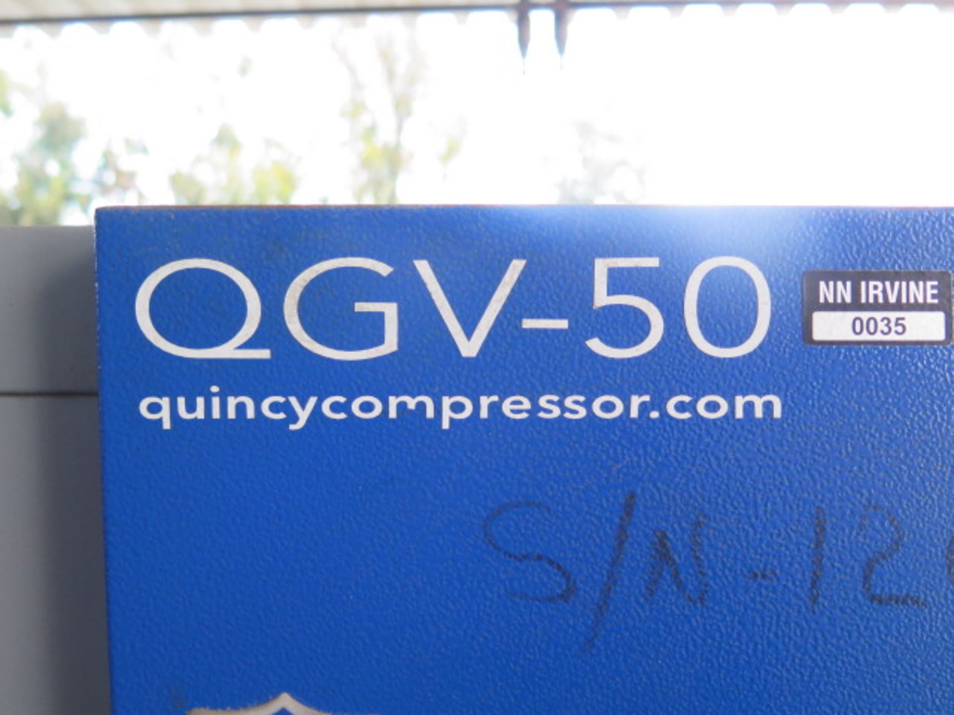 2012 Quincy QGV-50 50Hp Rotary Air Compressor s/n BU1206010010 w/ Digital Controls (SOLD AS-IS - - Image 6 of 6