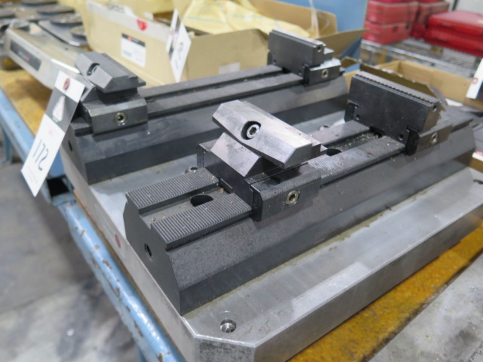 Erowa 4" Clamping Systems (2) w/ Erowa ER-099321 Pallet (SOLD AS-IS - NO WARRANTY) - Image 2 of 8