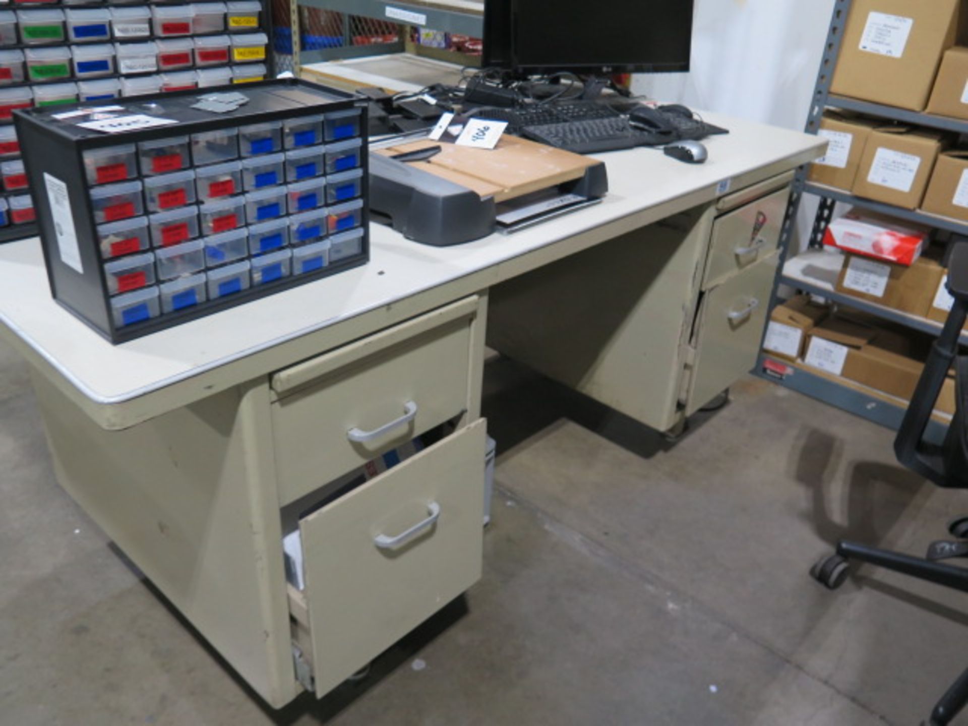 Desk and Paper Cutter (SOLD AS-IS - NO WARRANTY)