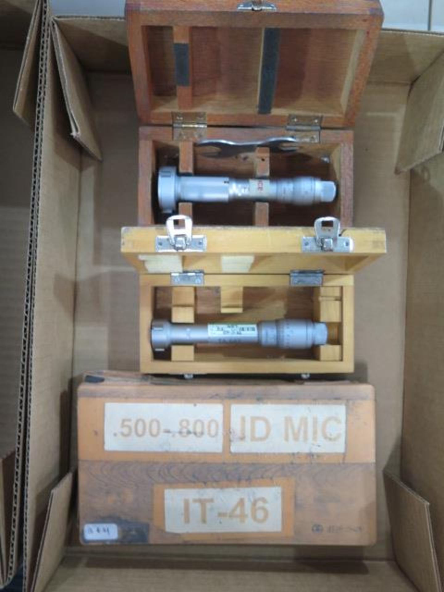 Mitutoyo .5"-1.6" Bore Mics (4) (SOLD AS-IS - NO WARRANTY) - Image 2 of 5