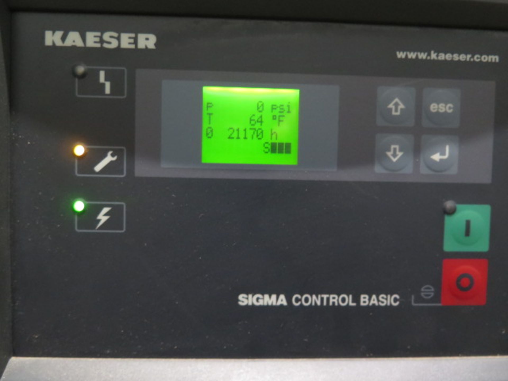 2015 Kaeser Aircenter SM10 10Hp Rotary Air Compressor s/n 1970 w/ Kaeser Sigma Controls, SOLD AS IS - Image 5 of 9