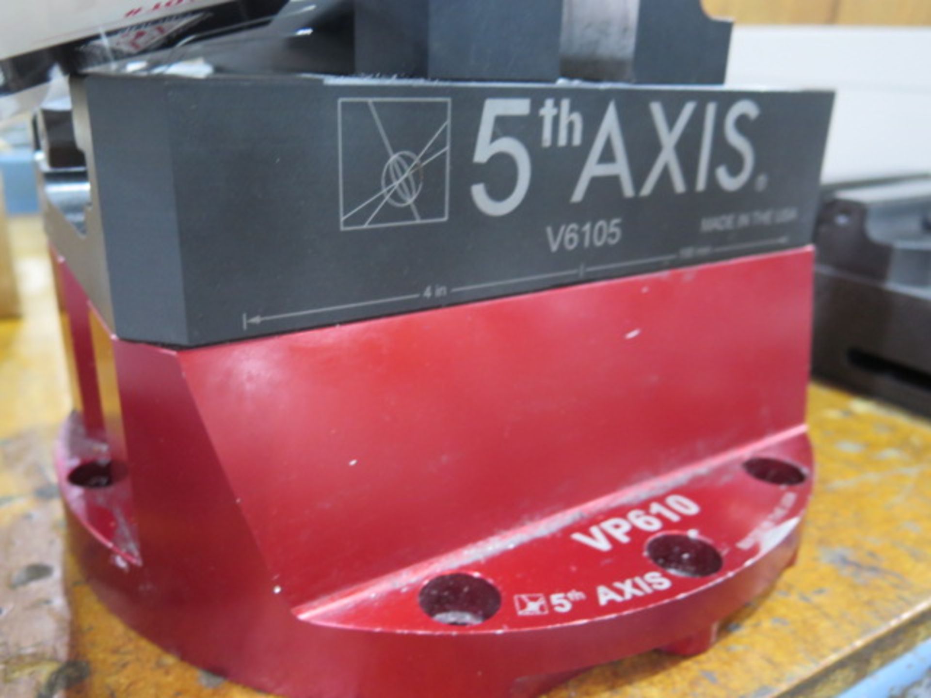 5th Axis V6105 6" Vise w/ VP610 Base Fixture (SOLD AS-IS - NO WARRANTY) - Image 7 of 9
