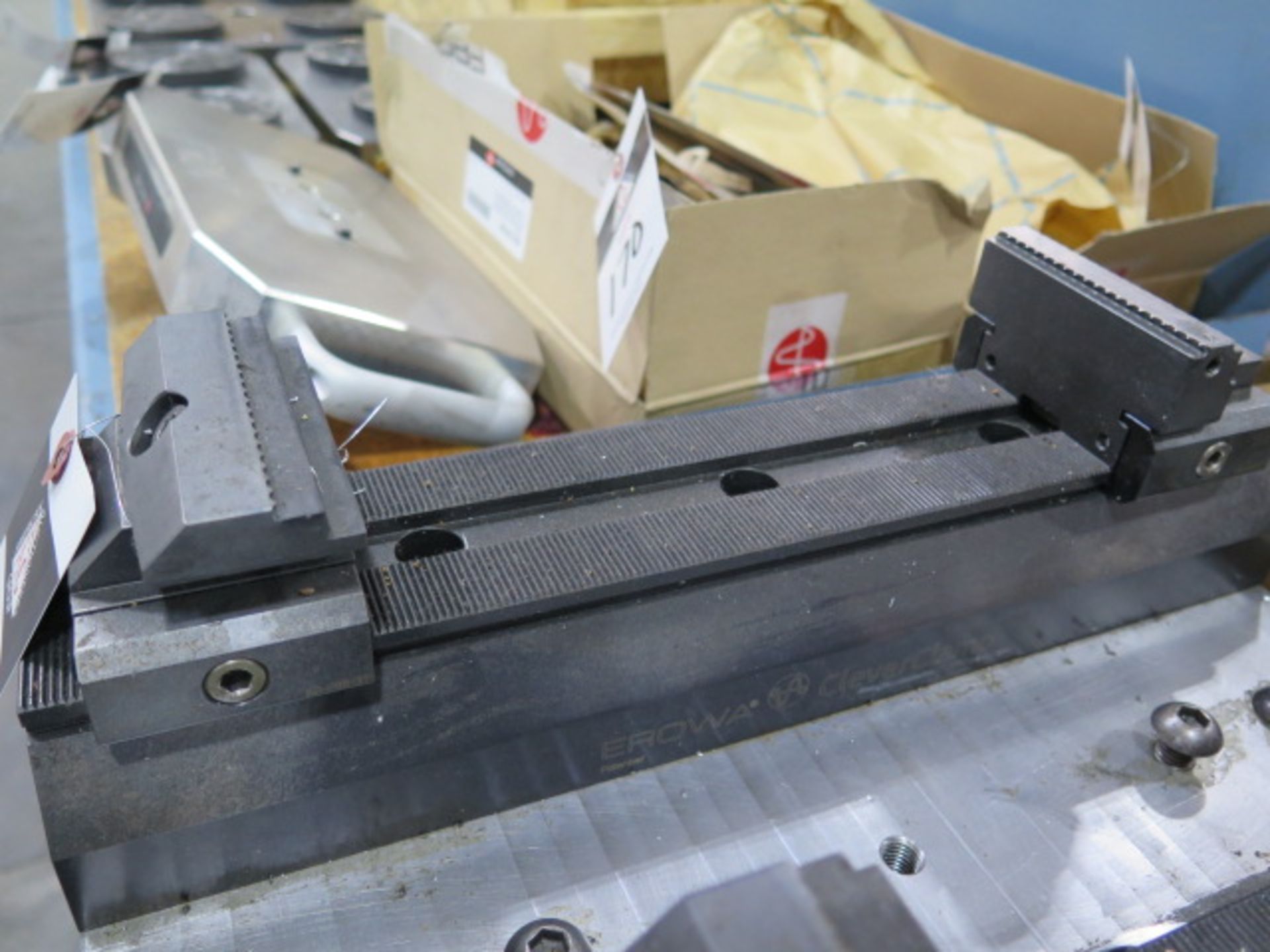 Erowa 4" Clamping Systems (2) w/ Erowa ER-099321 Pallet (SOLD AS-IS - NO WARRANTY) - Image 5 of 8