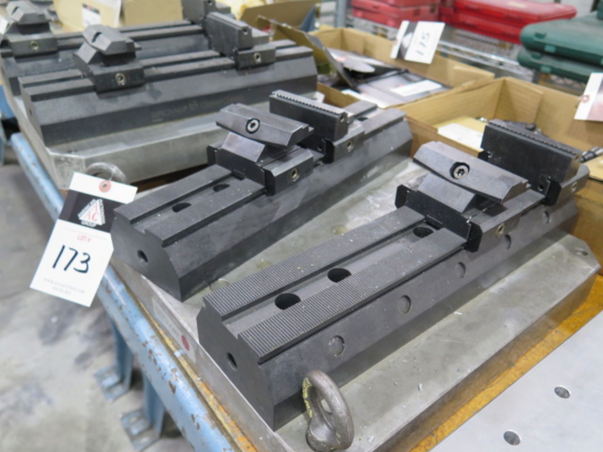 Erowa 4" Clamping Systems (2) w/ Erowa ER-099321 Pallet (SOLD AS-IS - NO WARRANTY) - Image 2 of 7