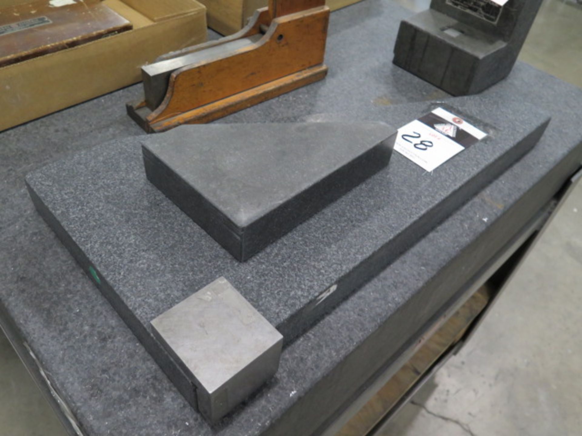 24" x 12" x 2" and 9" x 6" x 2" Granite Angle Plates (2) (SOLD AS-IS - NO WARRANTY) - Image 3 of 4