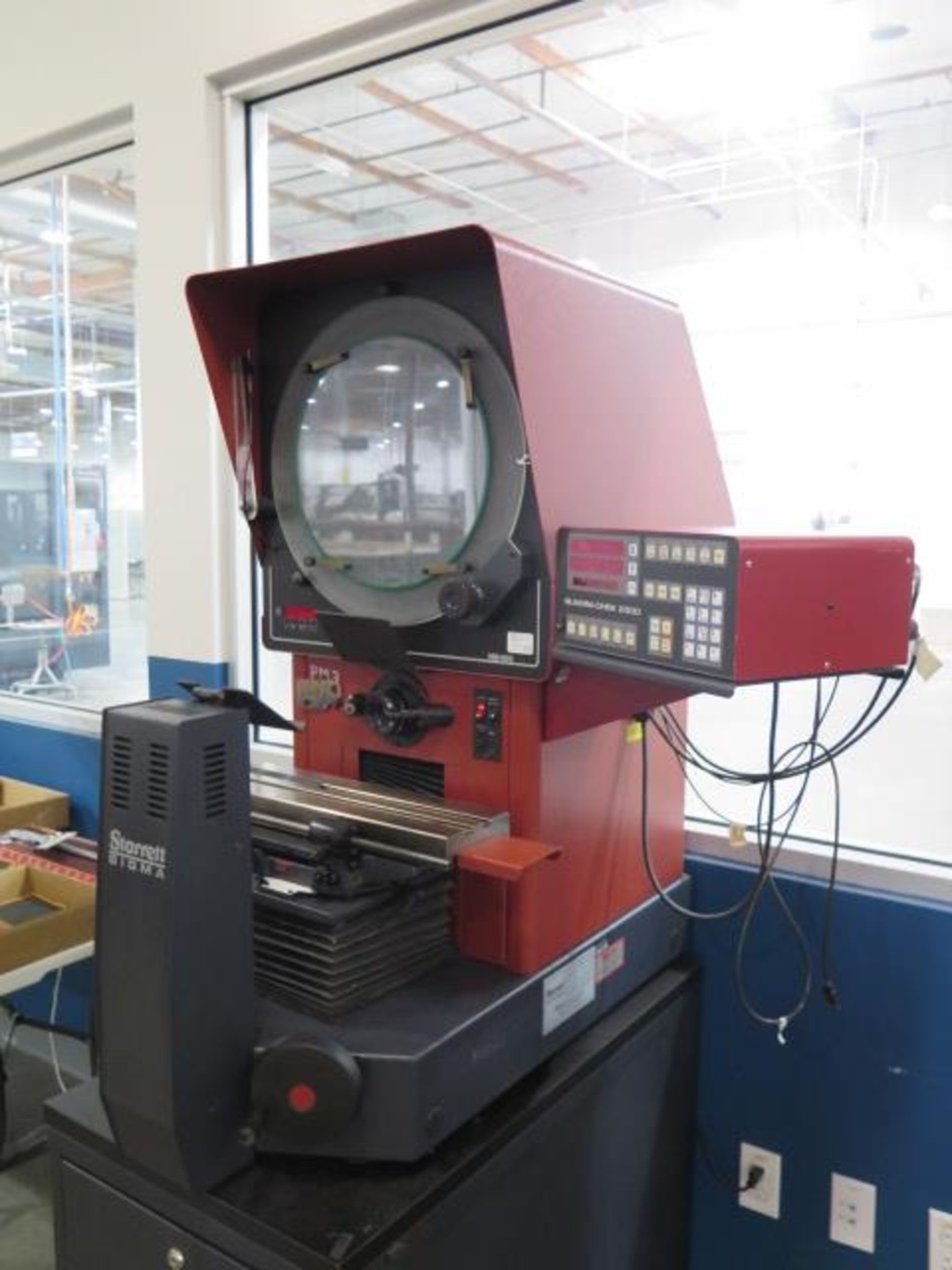 Starrett HB400 15” Optical Comparator s/n 5484 w/ Quadra-Chek 2000 Programmable DRO, SOLD AS IS - Image 3 of 11