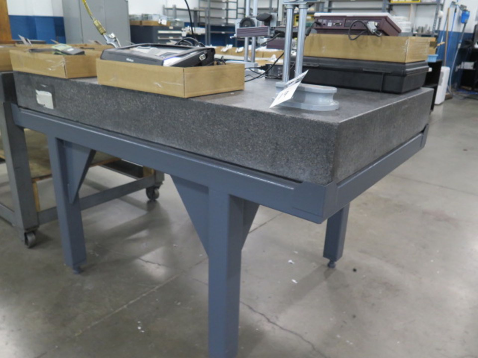 36" x 60" x 6" Granite Surface Plate w/ Stand (SOLD AS-IS - NO WARRANTY) - Image 3 of 5