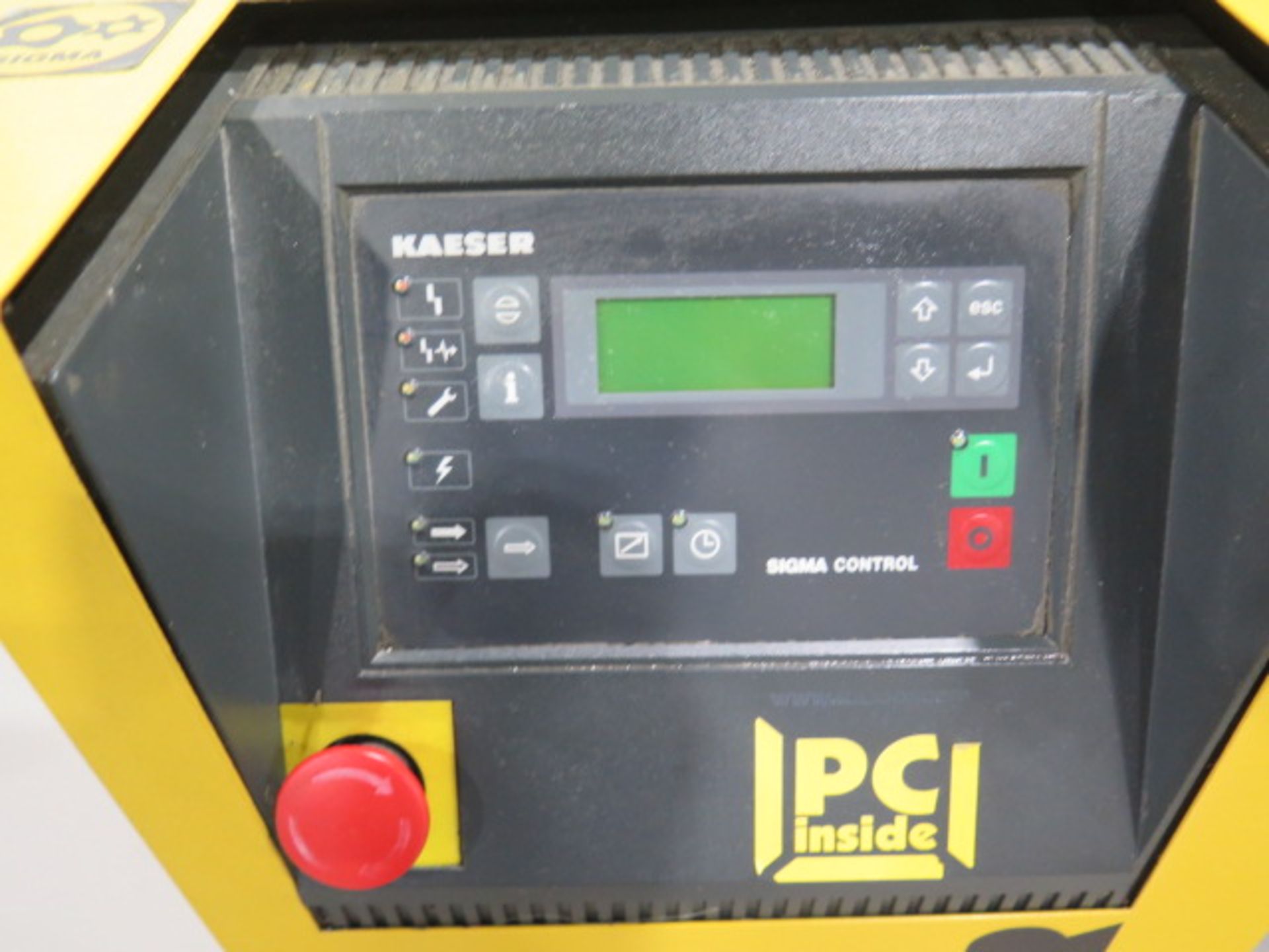 2003 Kaeser SM-11 10Hp Rotary Air Comp s/n 1488 w/ Kaeser Controls, 42 CFM @ 110 PSIG, SOLD AS IS - Image 4 of 6