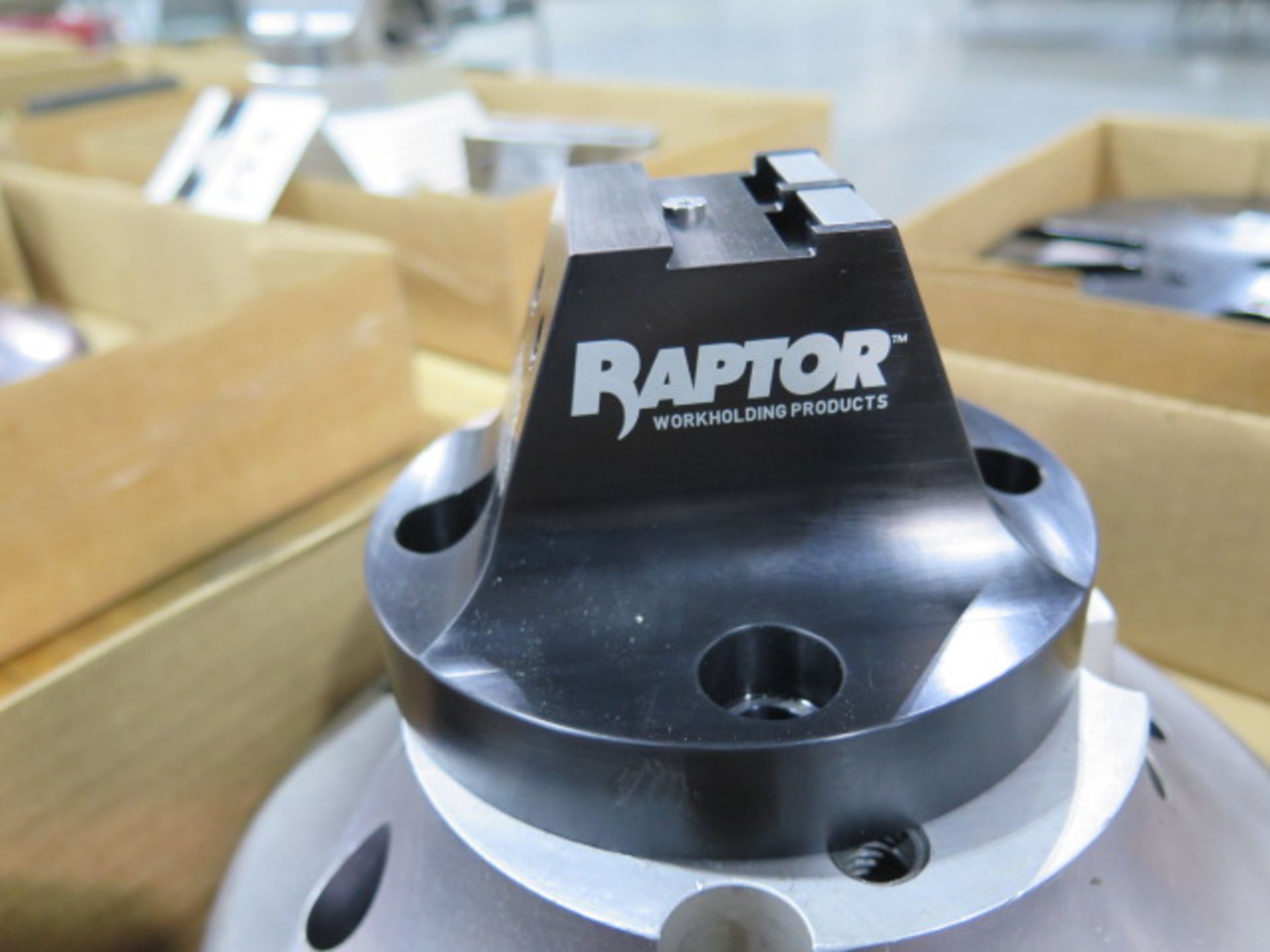 Raptor 2 3/8" Stainless Steel Dovetail Vise and RWP-002 2" Dovetail Vise w/ Base Fixture SOLD AS IS - Image 6 of 8