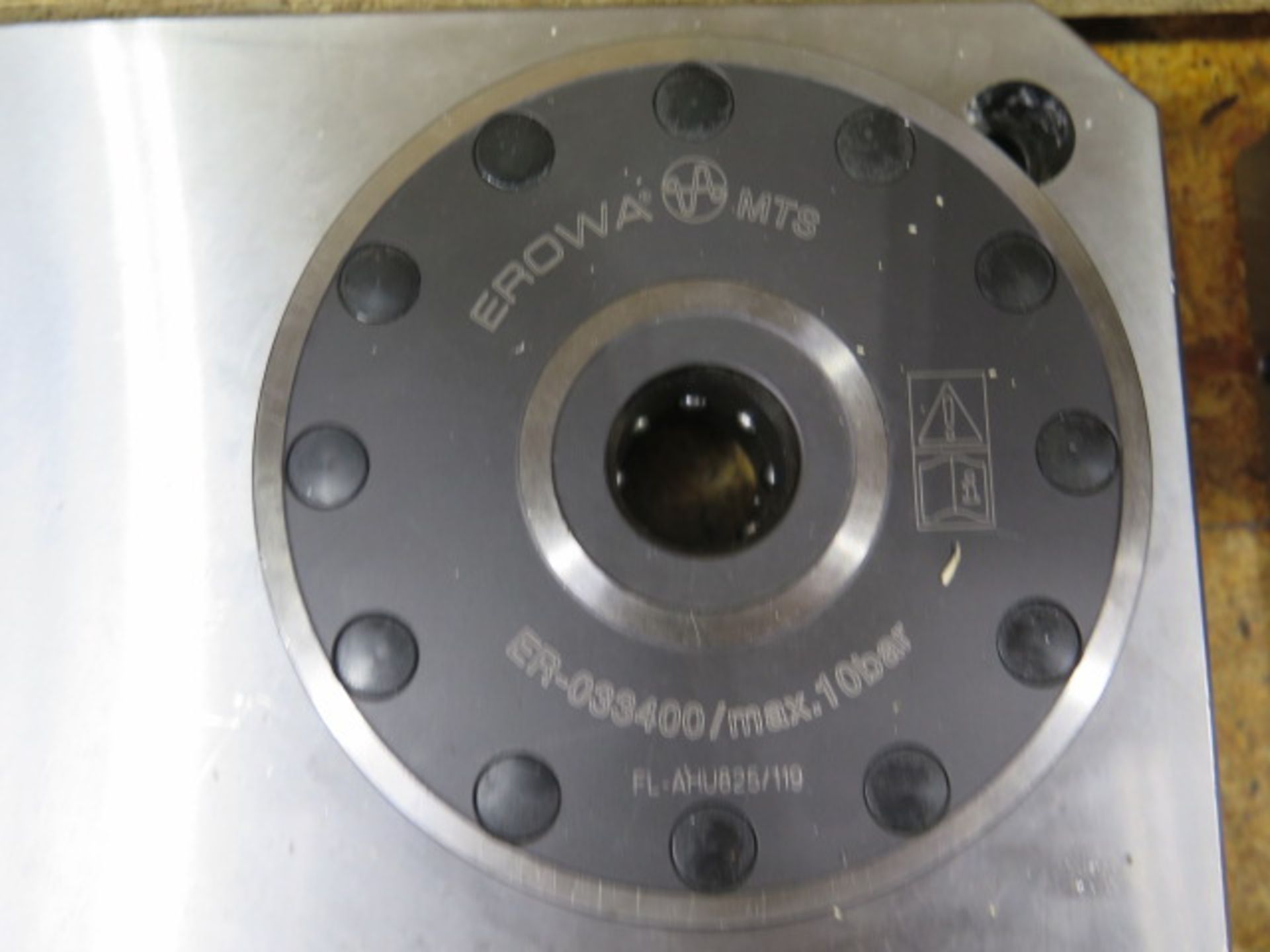 Erowa MTS ER-033300 "4-In-1" Base Plate w/ (4) Erowa ER-033400 MTS Chucks (SOLD AS-IS - NO - Image 6 of 7