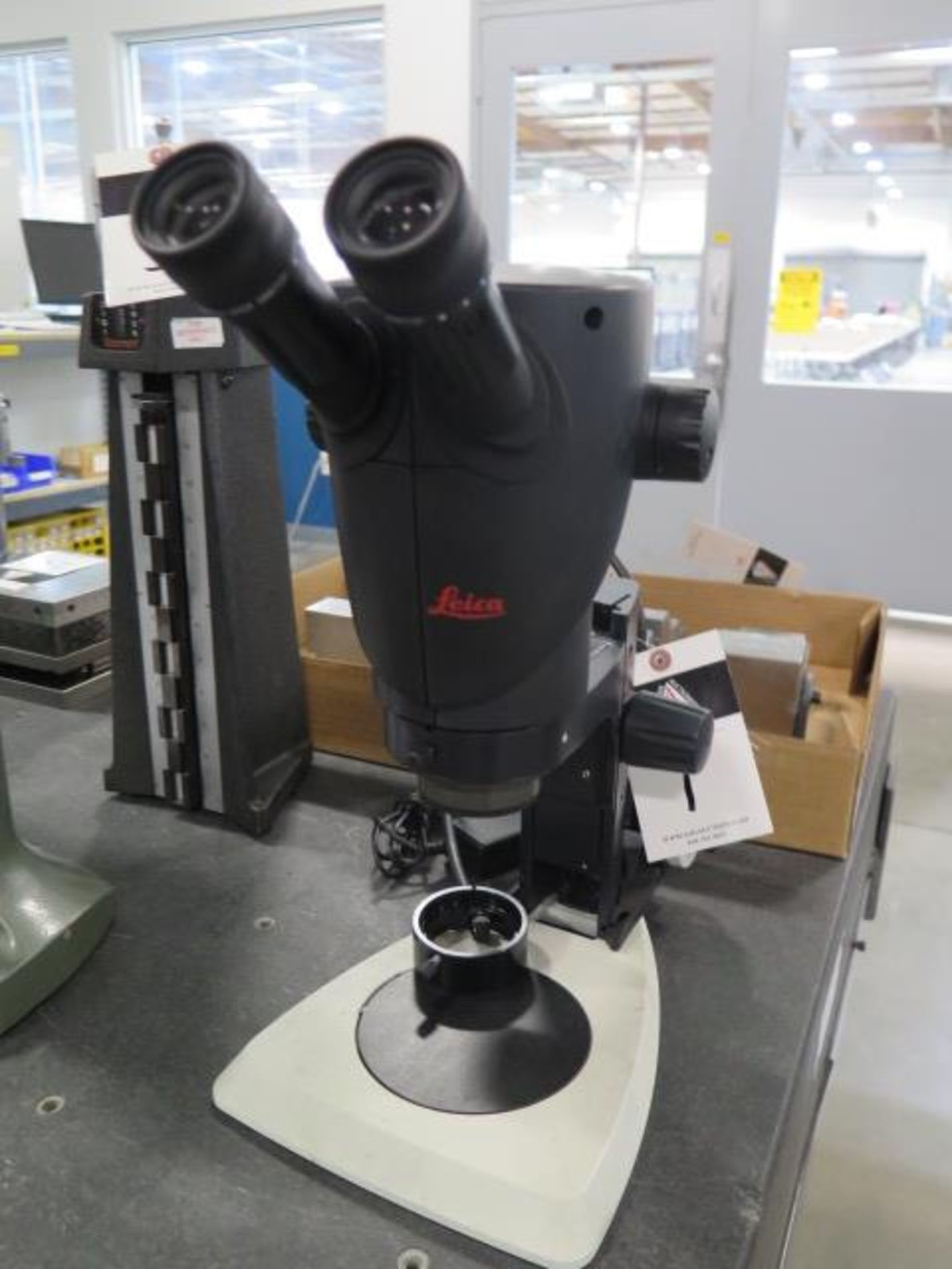 Leica “Sterozoom” Stereo Microscope s/n 1818190006 w/ Fiber Optic Light Source (SOLD AS-IS - NO