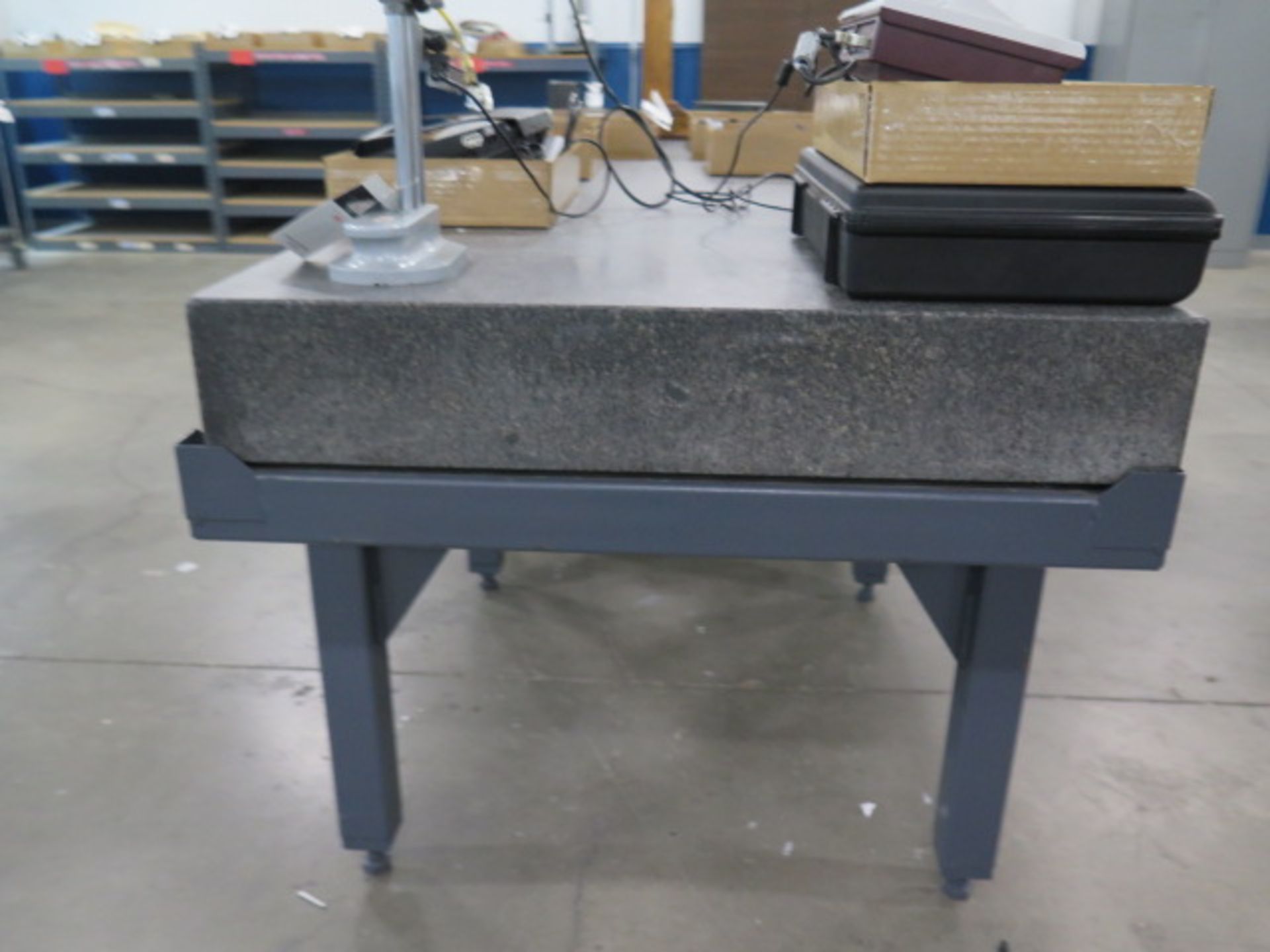 36" x 60" x 6" Granite Surface Plate w/ Stand (SOLD AS-IS - NO WARRANTY) - Image 2 of 5