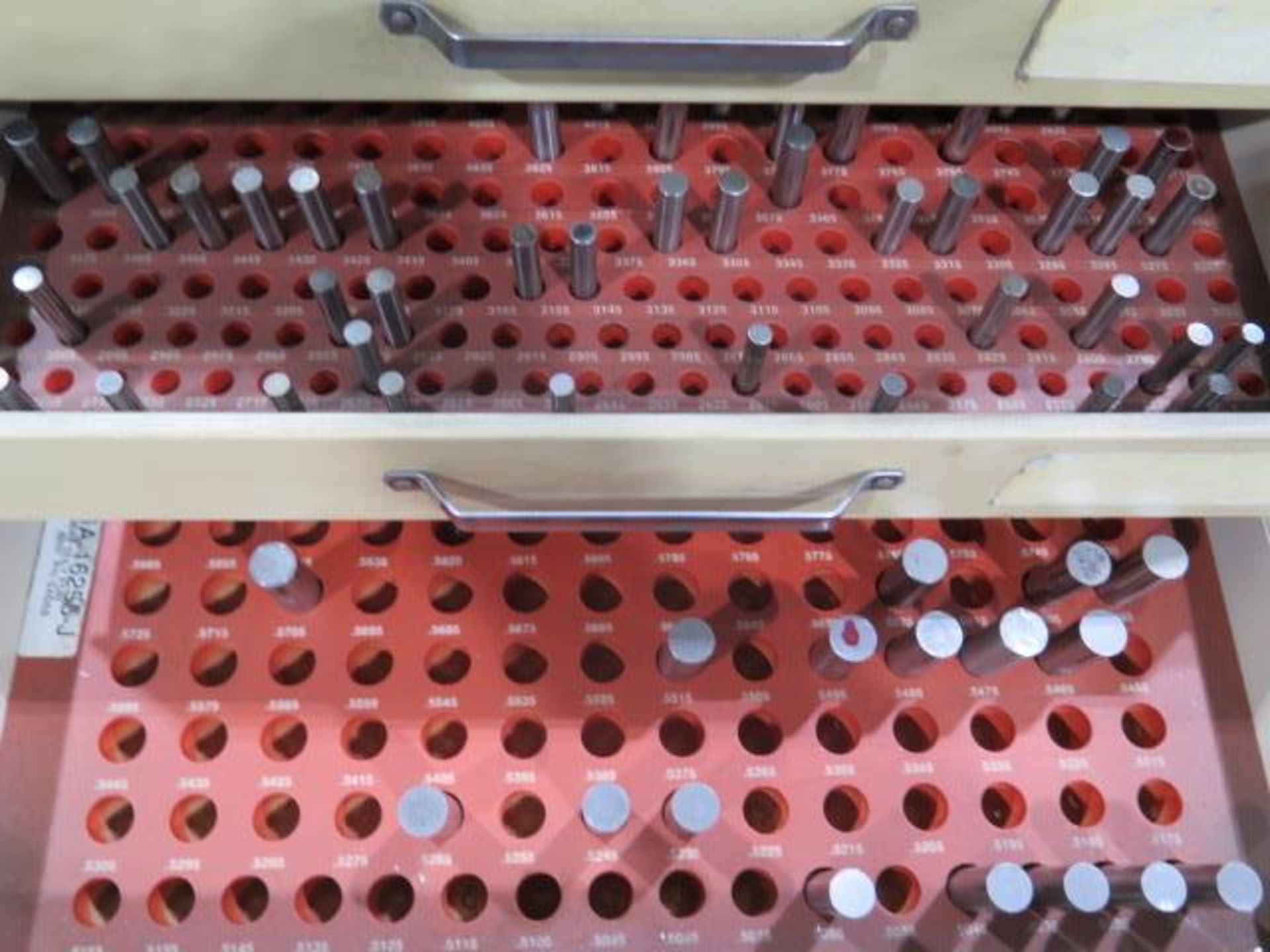 Vermont Pin Gage Cabinets (2) 0.061"-0.750" and 0.0615"-0.7505" (PARTIAL SETS) (SOLD AS-IS - NO - Image 3 of 10