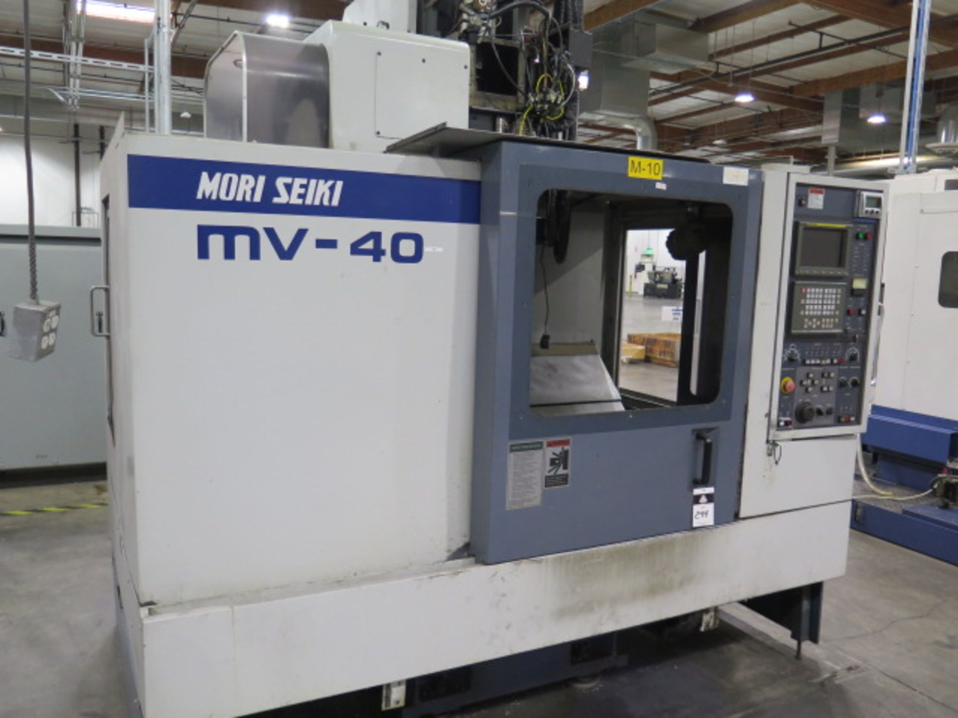 Mori Seiki MV-40 CNC VMC (***PARTS MACHINE***) s/n 3639 w/ Fanuc MF-M6, SOLD AS IS - Image 3 of 13