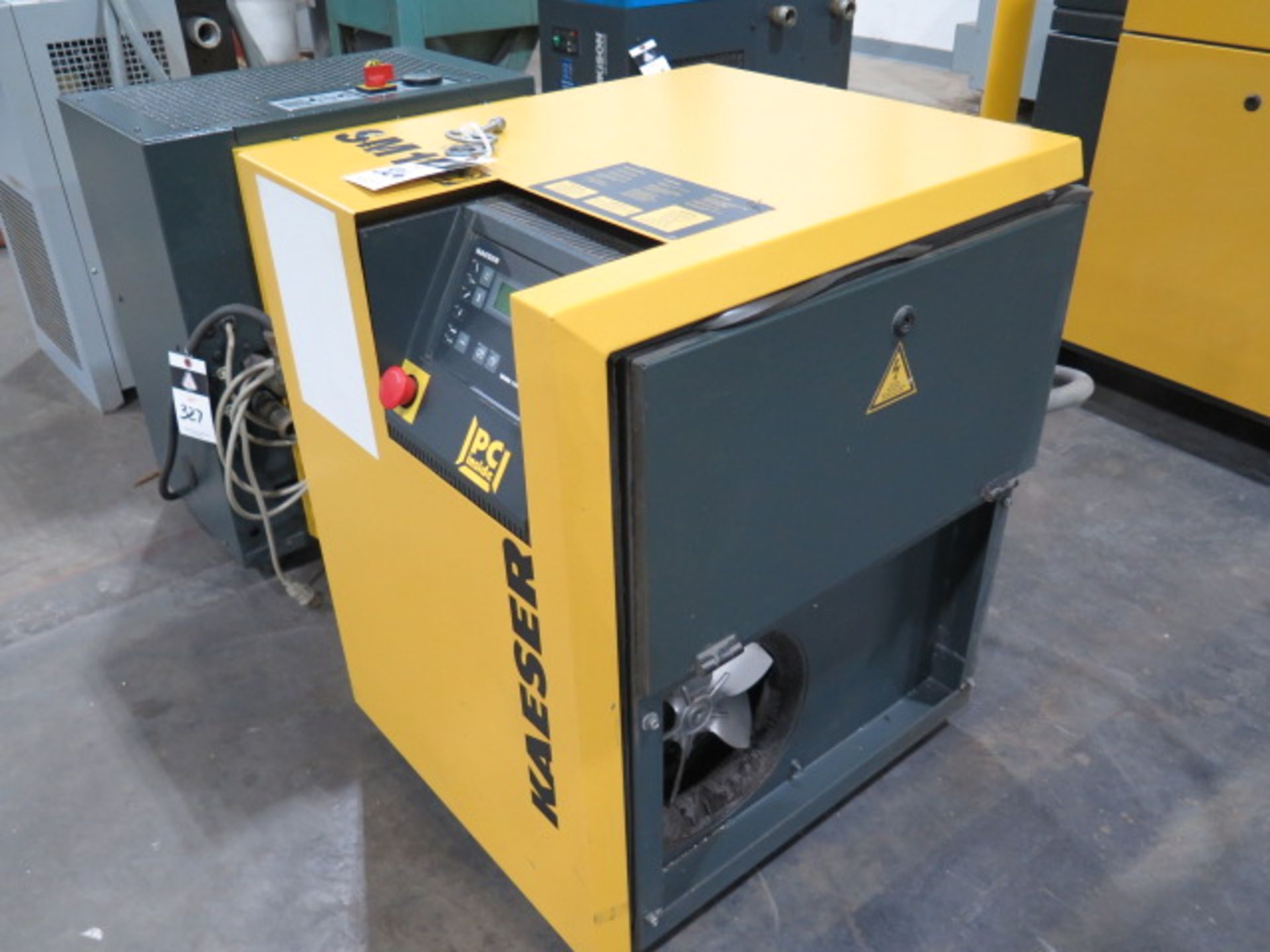 2003 Kaeser SM-11 10Hp Rotary Air Comp s/n 1488 w/ Kaeser Controls, 42 CFM @ 110 PSIG, SOLD AS IS - Image 2 of 6