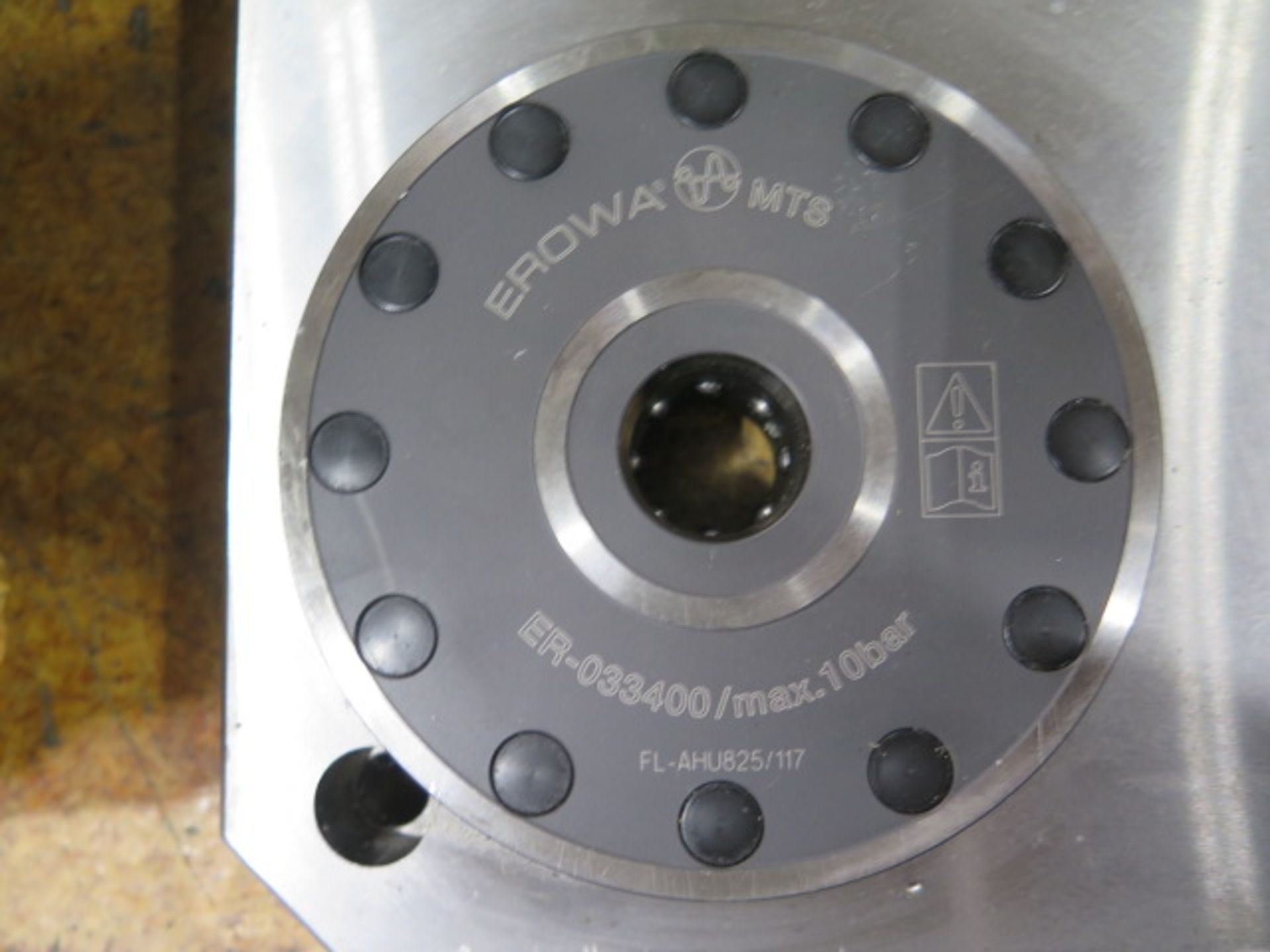 Erowa MTS ER-033300 "4-In-1" Base Plate w/ (4) Erowa ER-033400 MTS Chucks (SOLD AS-IS - NO - Image 5 of 7