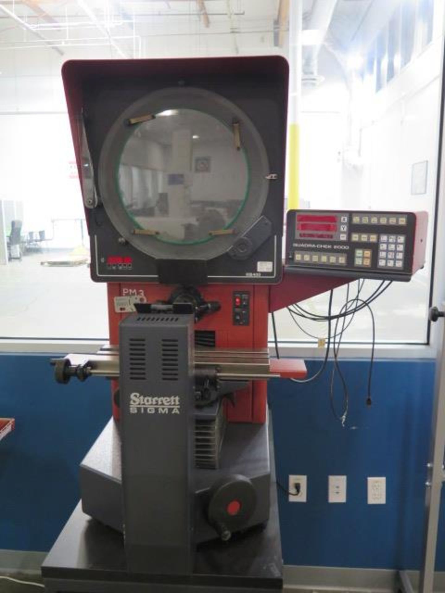 Starrett HB400 15” Optical Comparator s/n 5484 w/ Quadra-Chek 2000 Programmable DRO, SOLD AS IS - Image 2 of 11