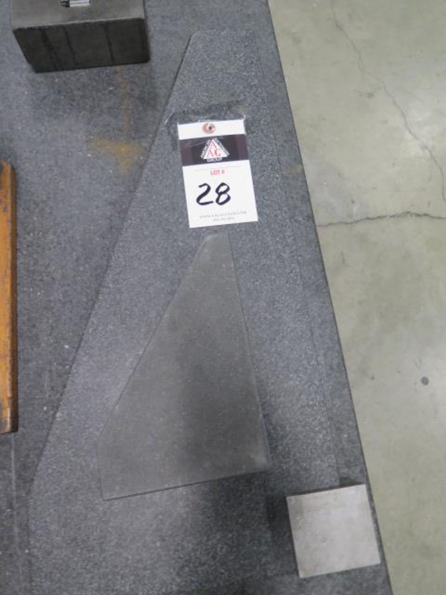 24" x 12" x 2" and 9" x 6" x 2" Granite Angle Plates (2) (SOLD AS-IS - NO WARRANTY)