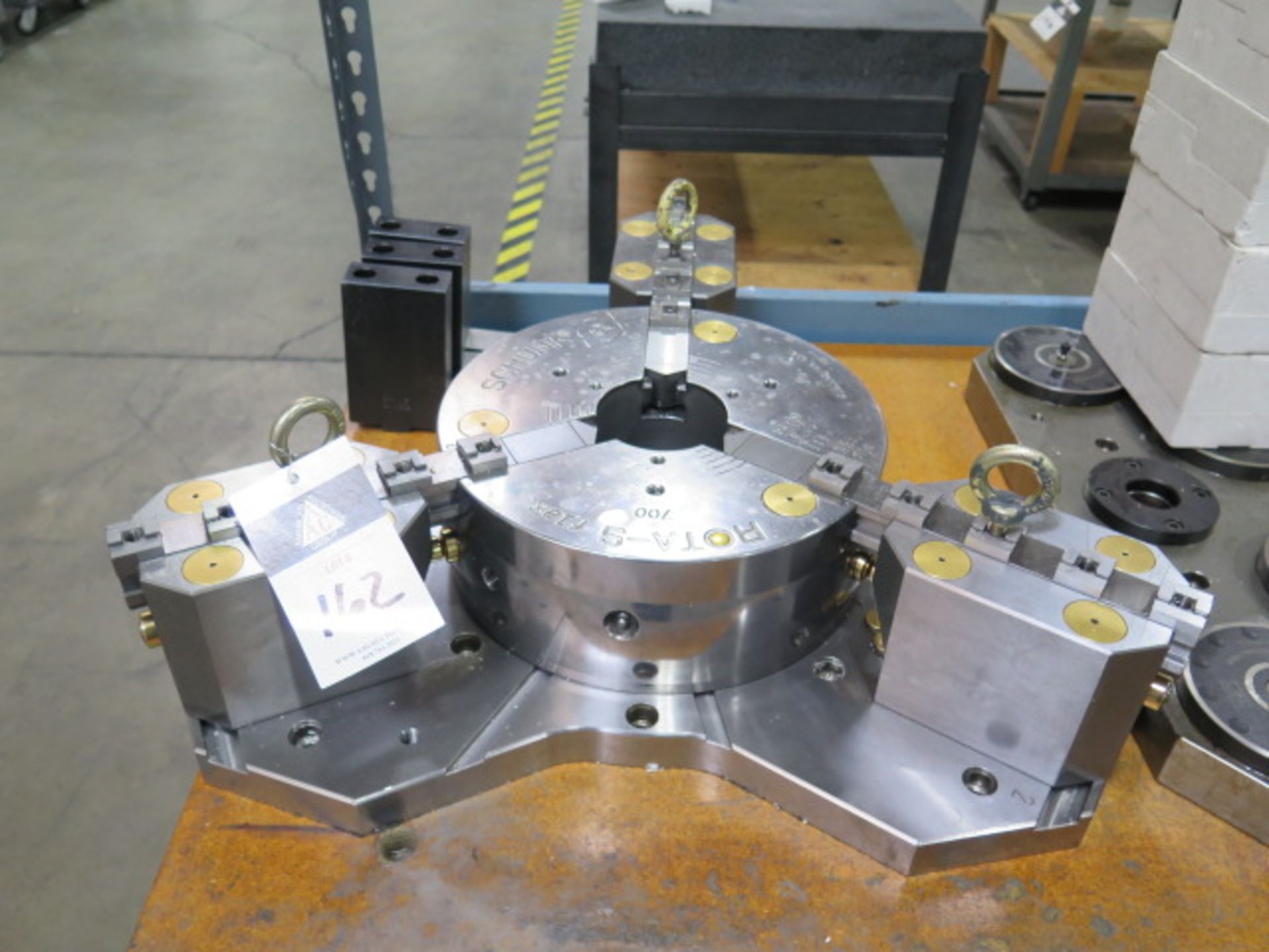 Shunk “ROTA-S flex 700” 31” 3-Jaw Chuck w/ Mounting Base (SOLD AS-IS - NO WARRANTY)