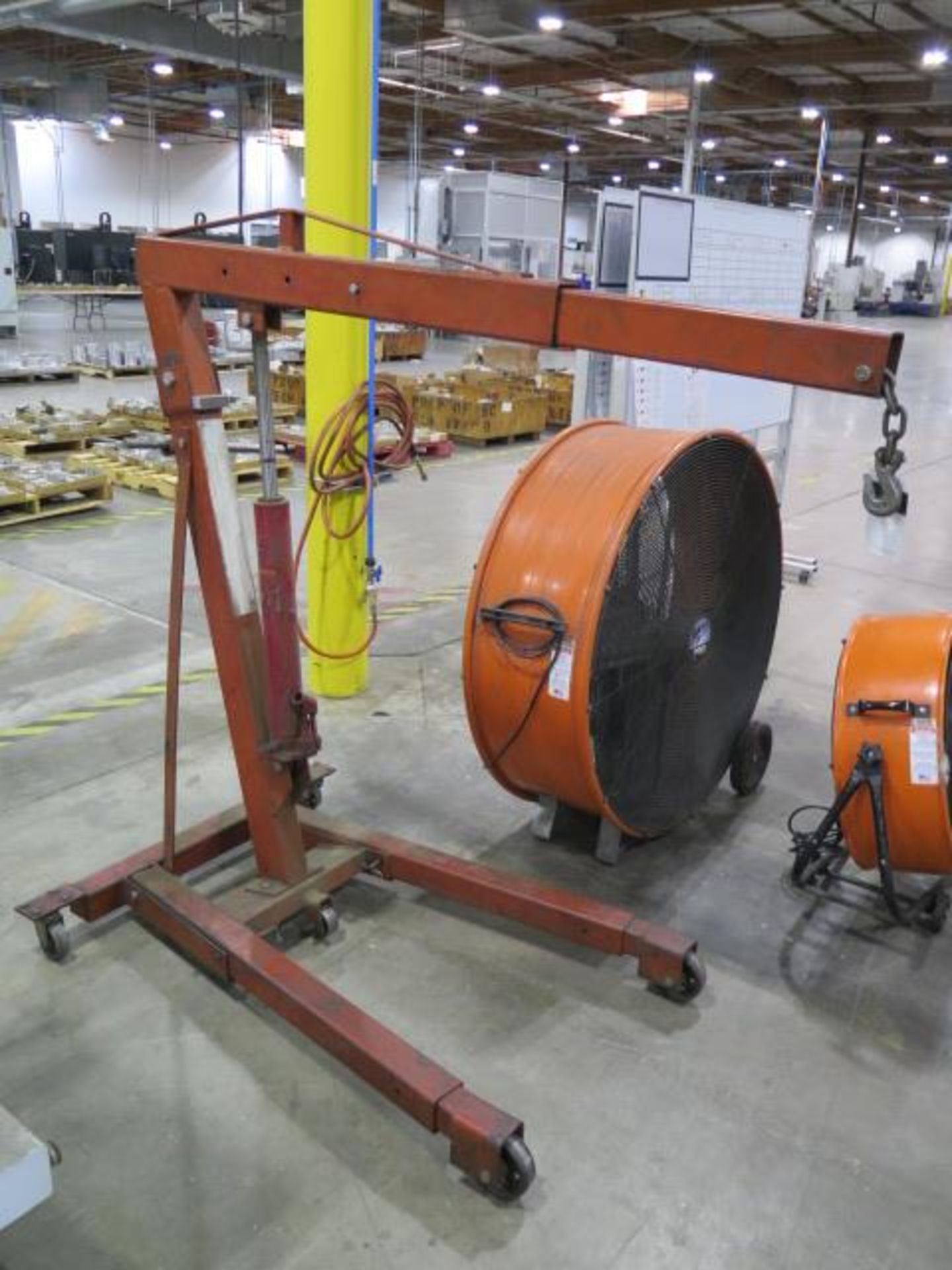 2-Ton Hydraulic Engine Hoist (SOLD AS-IS - NO WARRANTY)