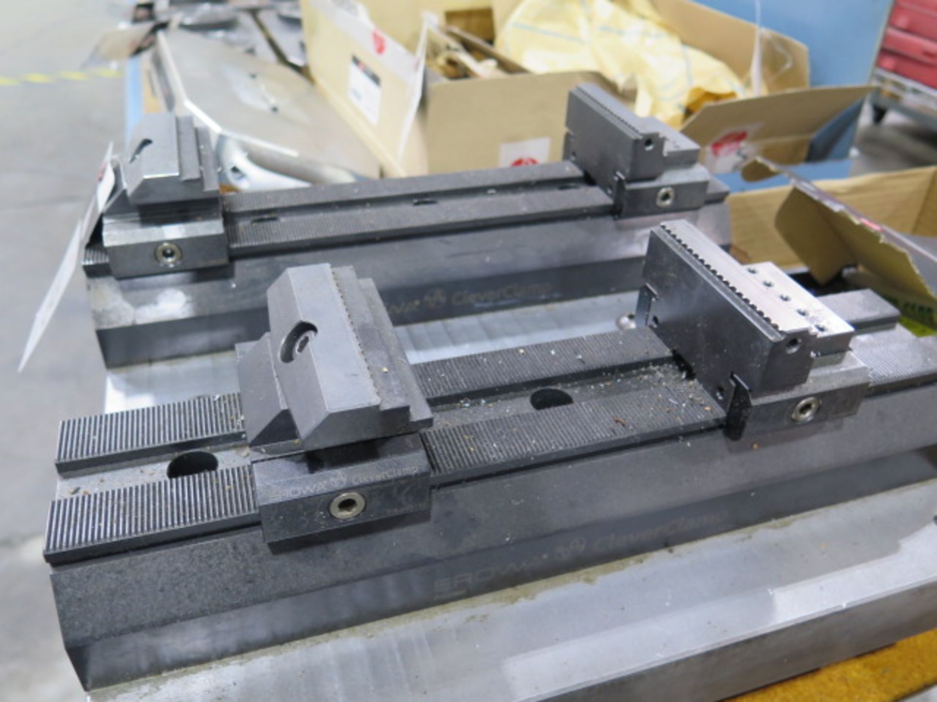 Erowa 4" Clamping Systems (2) w/ Erowa ER-099321 Pallet (SOLD AS-IS - NO WARRANTY) - Image 4 of 8