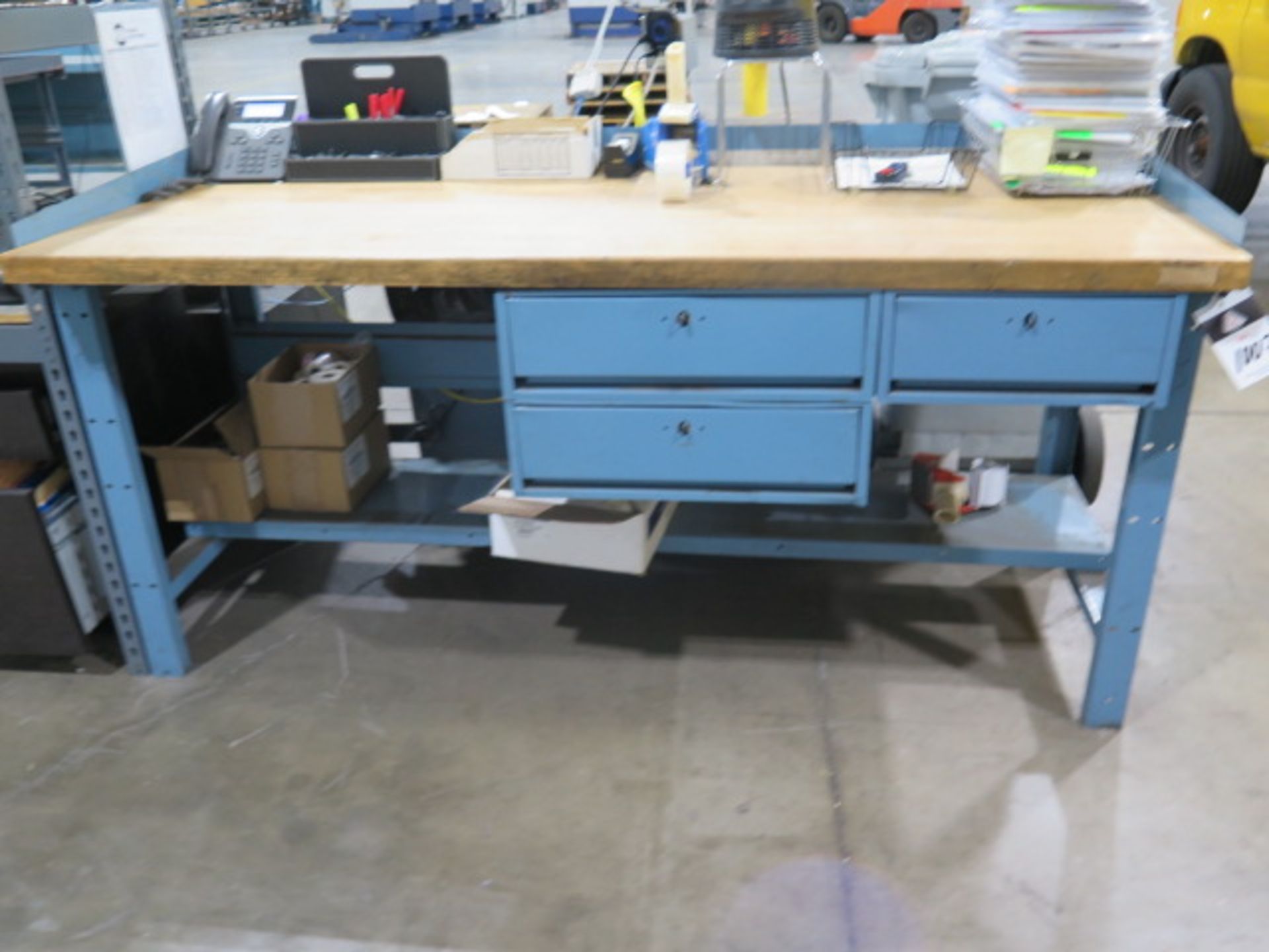 Maple Top Work Bench (SOLD AS-IS - NO WARRANTY)