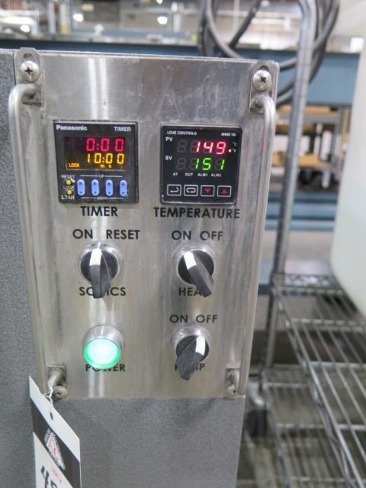 Omegasonics “Pro Plus” Ultrasonic Cleaning System s/n AR-OMG5028-193 w/ (3) DI Water Rince Tanks, - Bild 6 aus 9