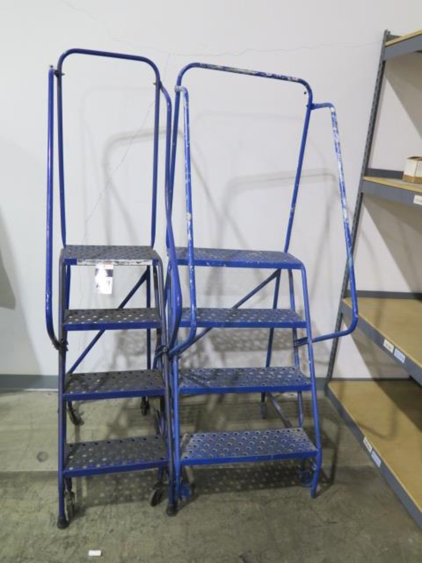 4' Stockroom Ladders (2) (SOLD AS-IS - NO WARRANTY)