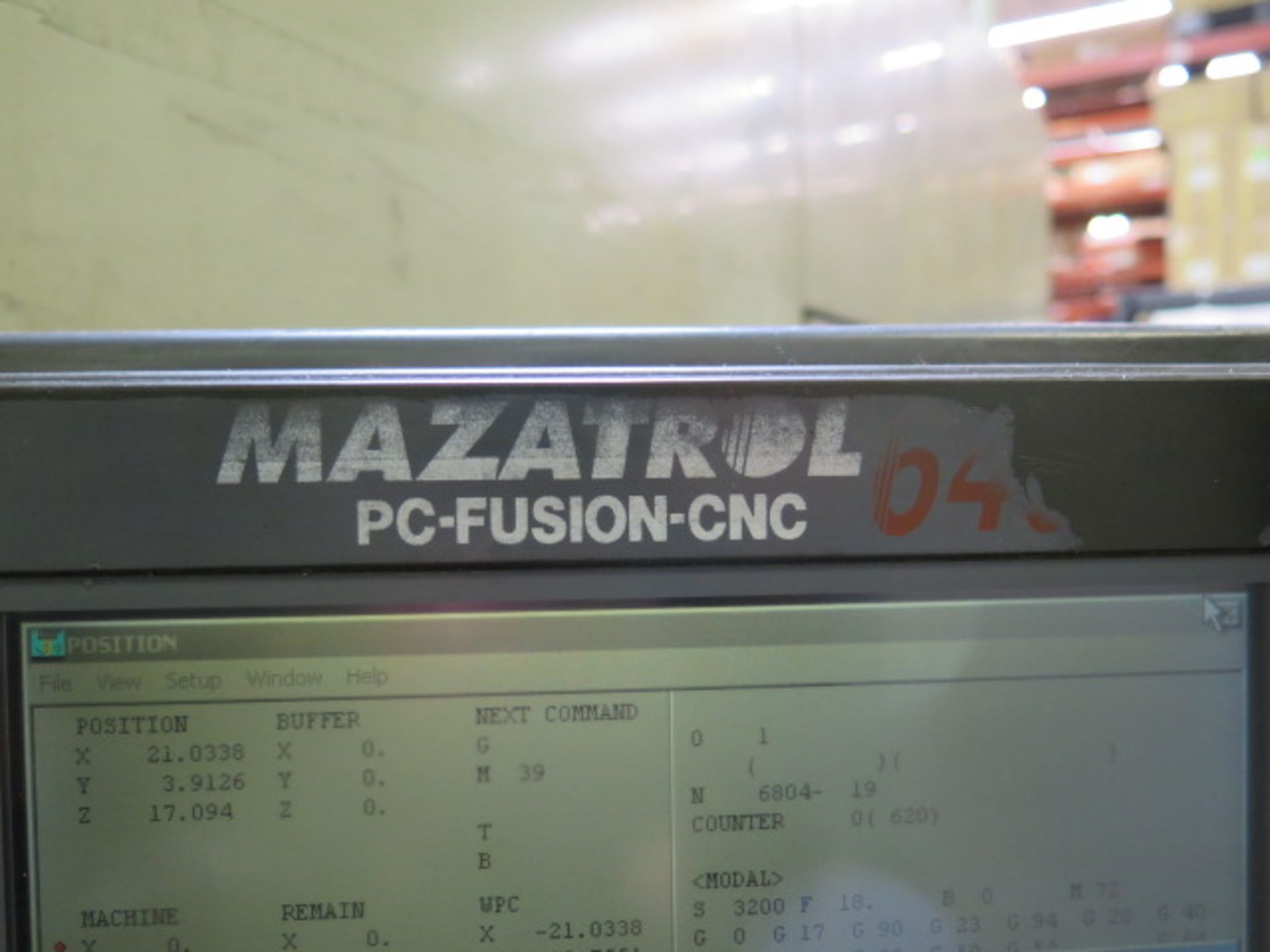 Mazak FH 4800 2-Pallet CNC HMC (TOOLING NOT INCLUDED) w/ Mazatrol 640M PC-Fusion-CNC, SOLD AS IS - Image 8 of 29