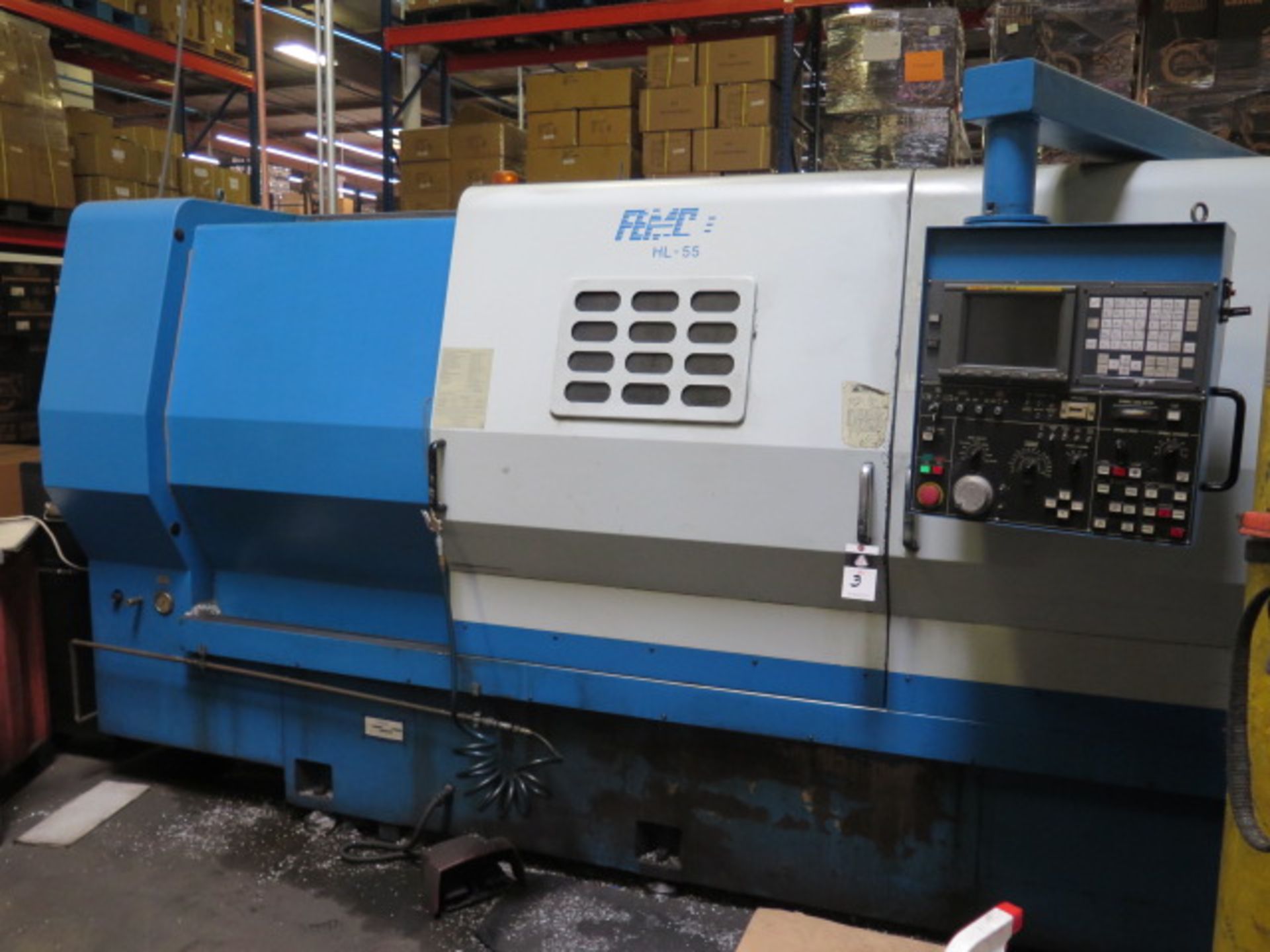 Femco HL-55S CNC Turning Center (TOOLING NOT INCLUDED) w/ Fanuc 18-T Controls, 12-Station,SOLD AS IS - Image 2 of 15