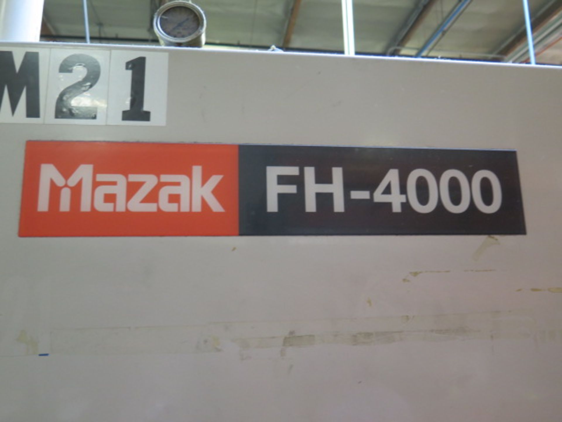 2001 Mazak FH 4000 2-Pallet CNC HMC (TOOLING NOT INCLUDED) w/ Mazatrol 640M PC-Fusion, SOLD AS IS - Image 3 of 25