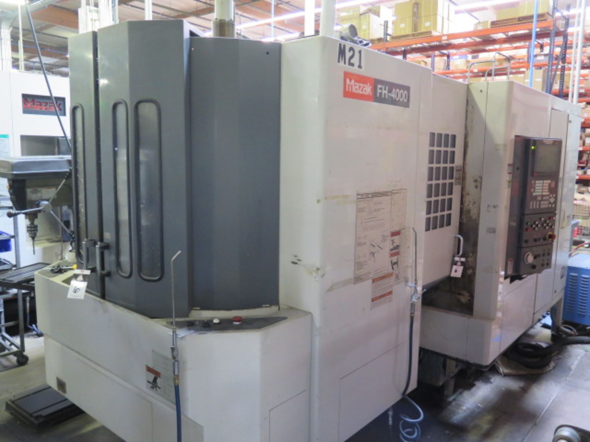 2001 Mazak FH 4000 2-Pallet CNC HMC (TOOLING NOT INCLUDED) w/ Mazatrol 640M PC-Fusion, SOLD AS IS