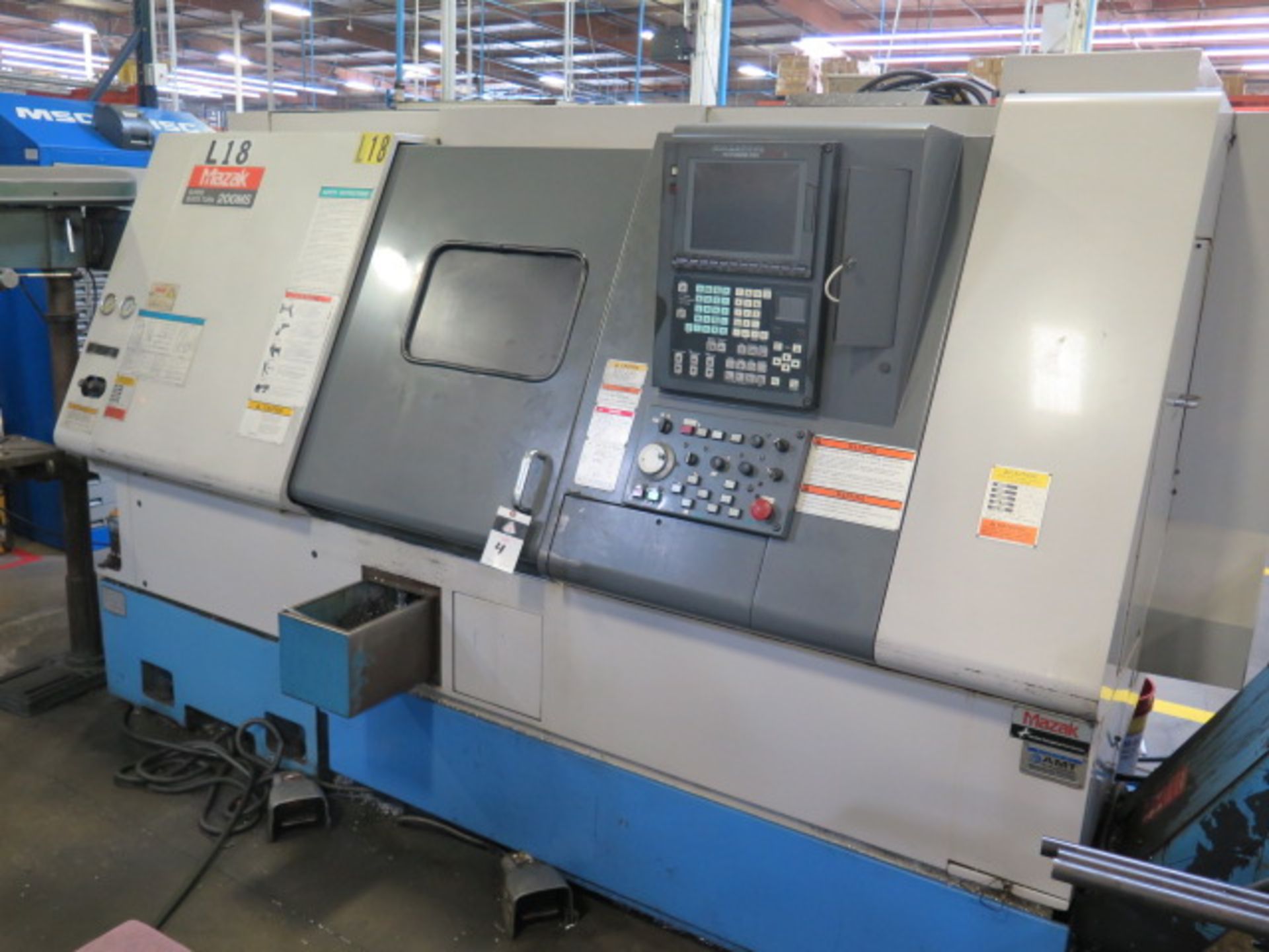 2002 Mazak Super QT 200MS Twin Spindle Live Turret CNC Lathe (TOOLING NOT INCLUDED), SOLD AS IS