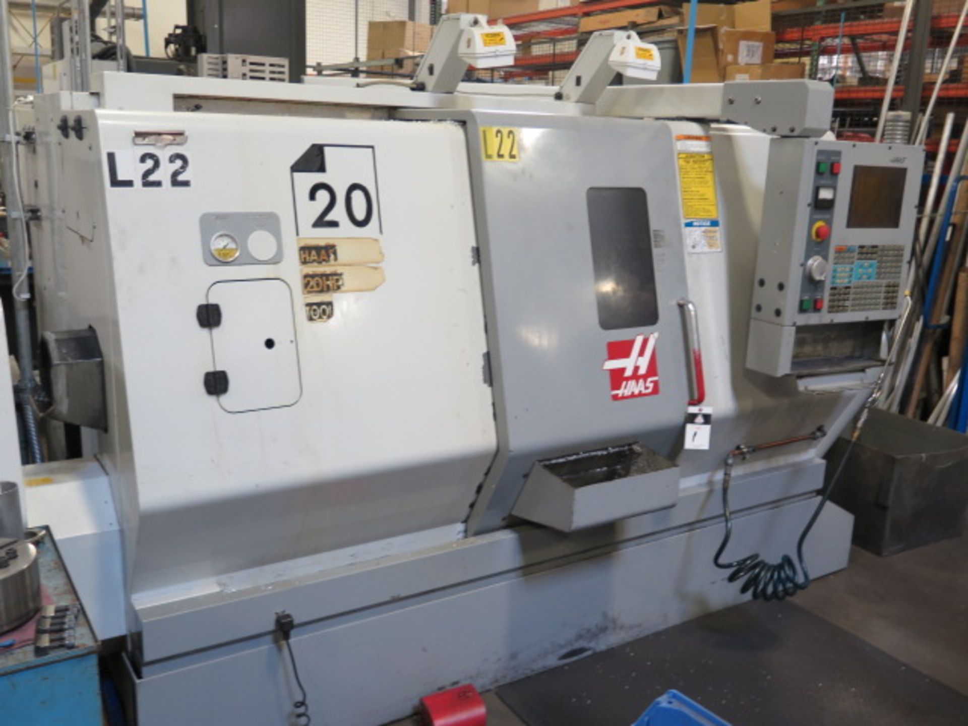 2004 Haas SL-20 CNC Turning Center (TOOLING NOT INCLUDED) w/ Tool Presetter, 10-Station, SOLD AS IS - Image 3 of 19