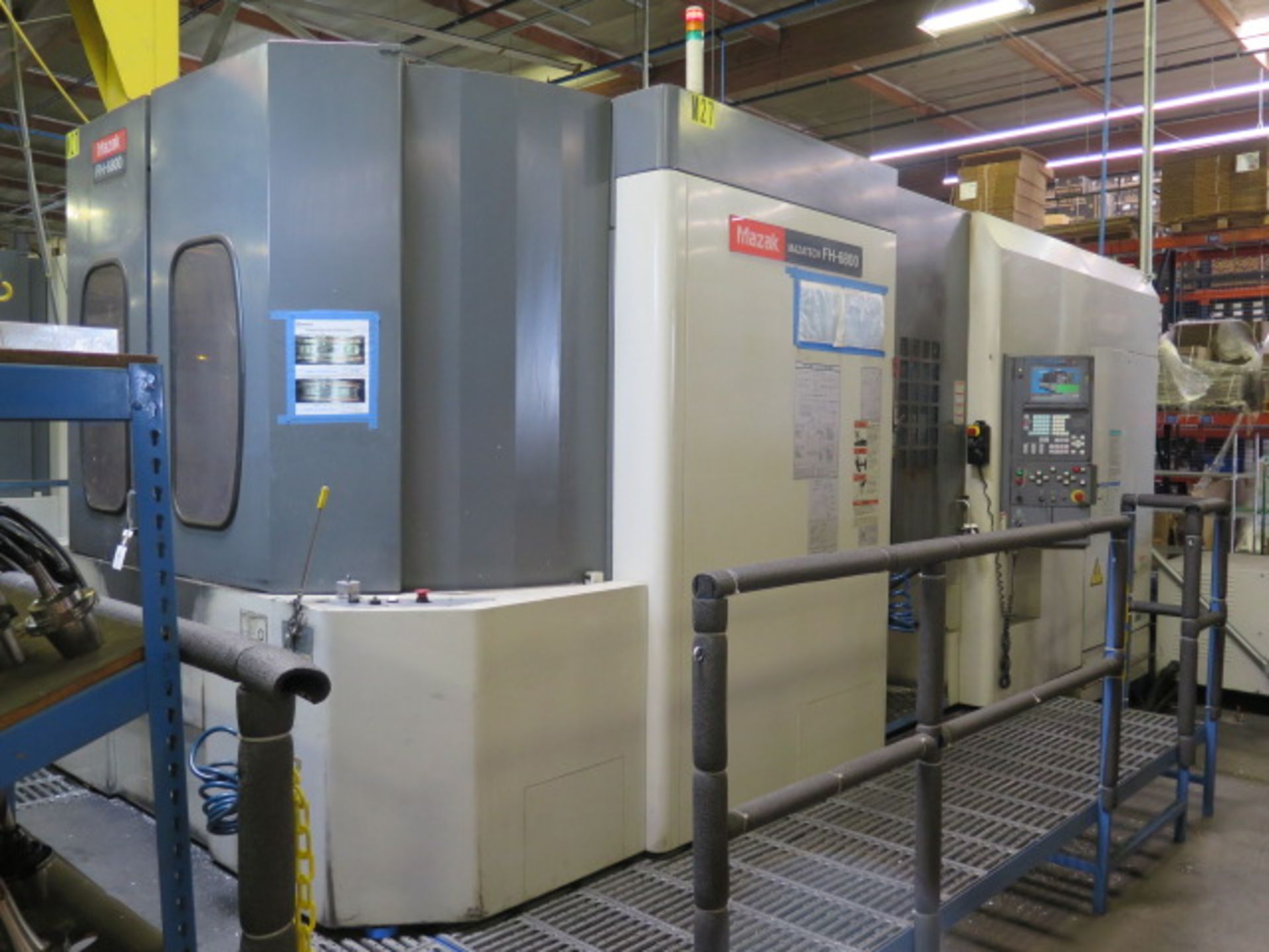 Mazak FH-6800 2-Pallet CNC HMC (TOOLING NOT INCLUDED) w/ Mazatrol 640M PC-Fusion-CNC, SOLD AS IS