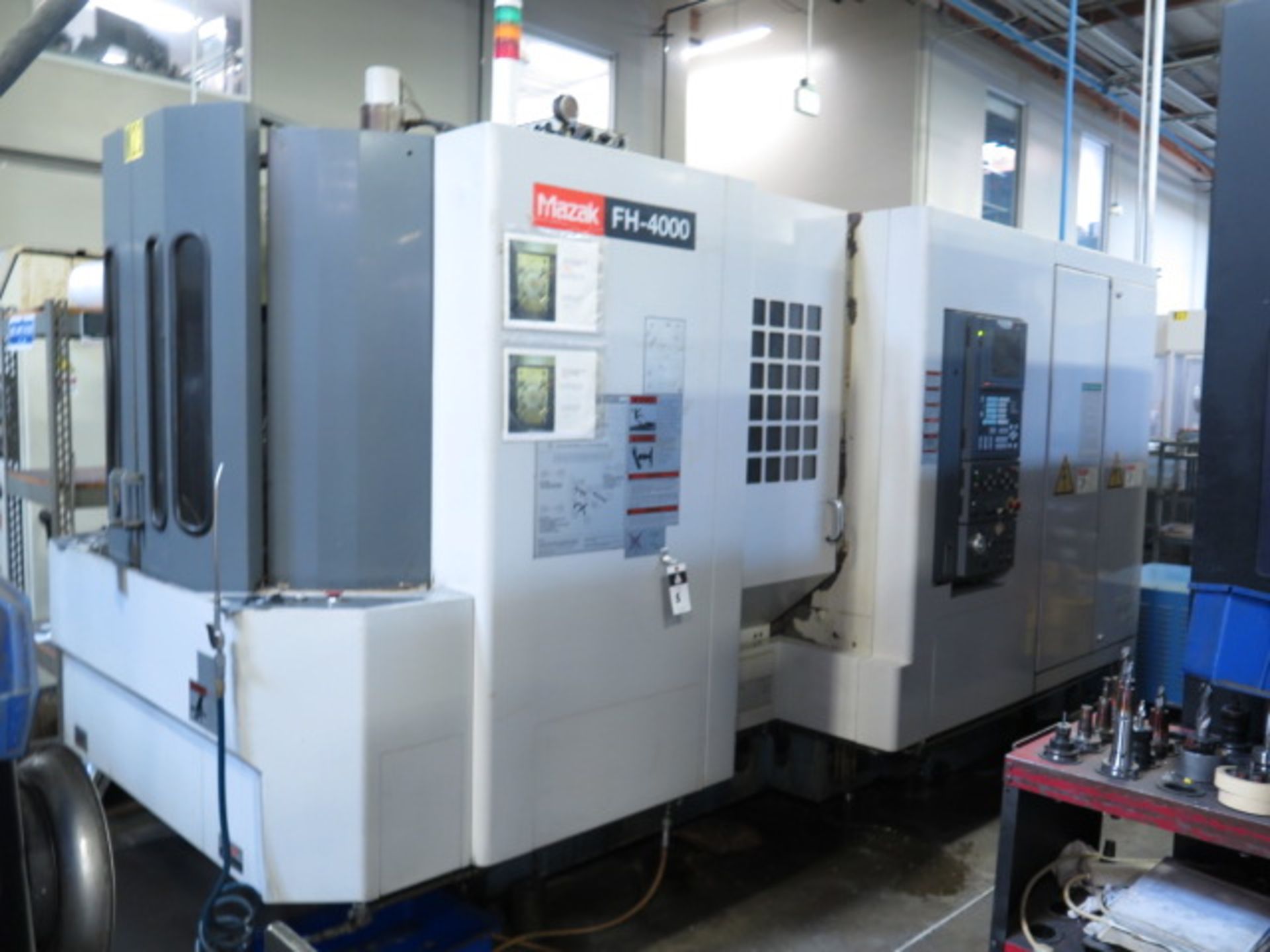 2002 Mazak FH 4000 2-Pallet CNC HMC (TOOLING NOT INCLUDED) w/ Mazatrol 640M PC-Fusion, SOLD AS IS