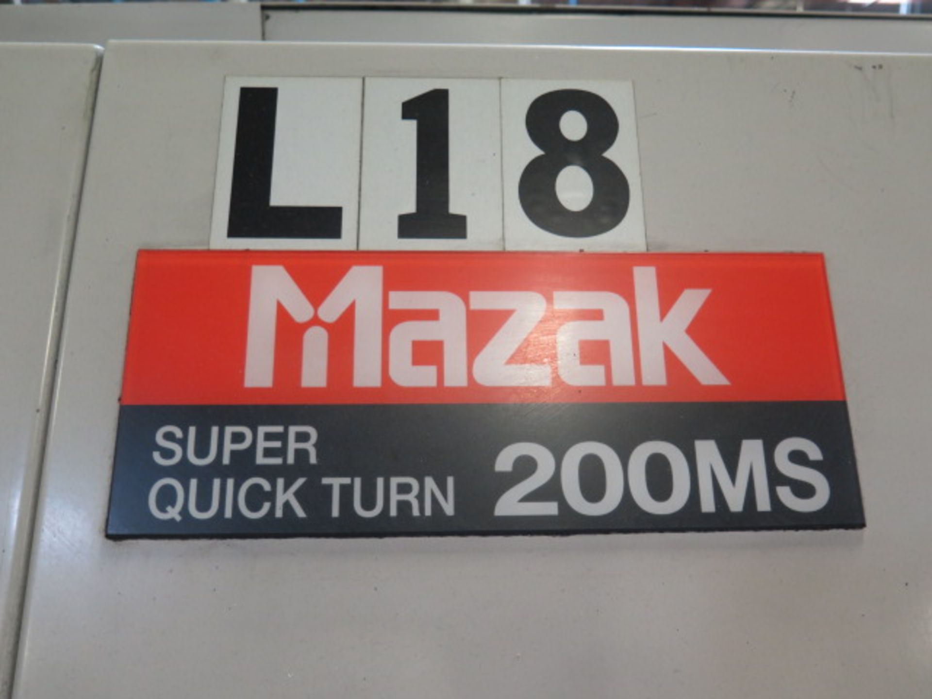 2002 Mazak Super QT 200MS Twin Spindle Live Turret CNC Lathe (TOOLING NOT INCLUDED), SOLD AS IS - Image 3 of 20