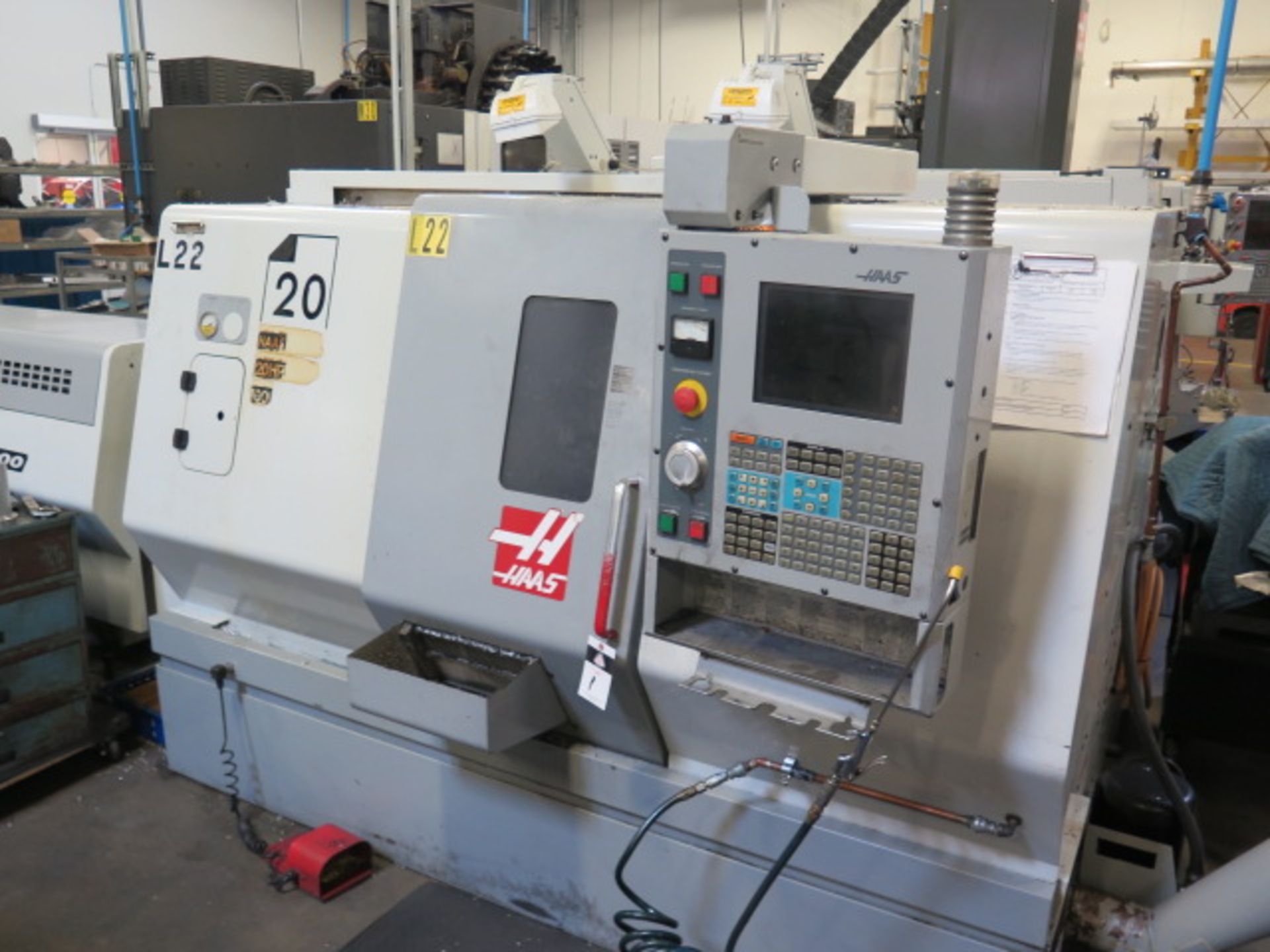 2004 Haas SL-20 CNC Turning Center (TOOLING NOT INCLUDED) w/ Tool Presetter, 10-Station, SOLD AS IS