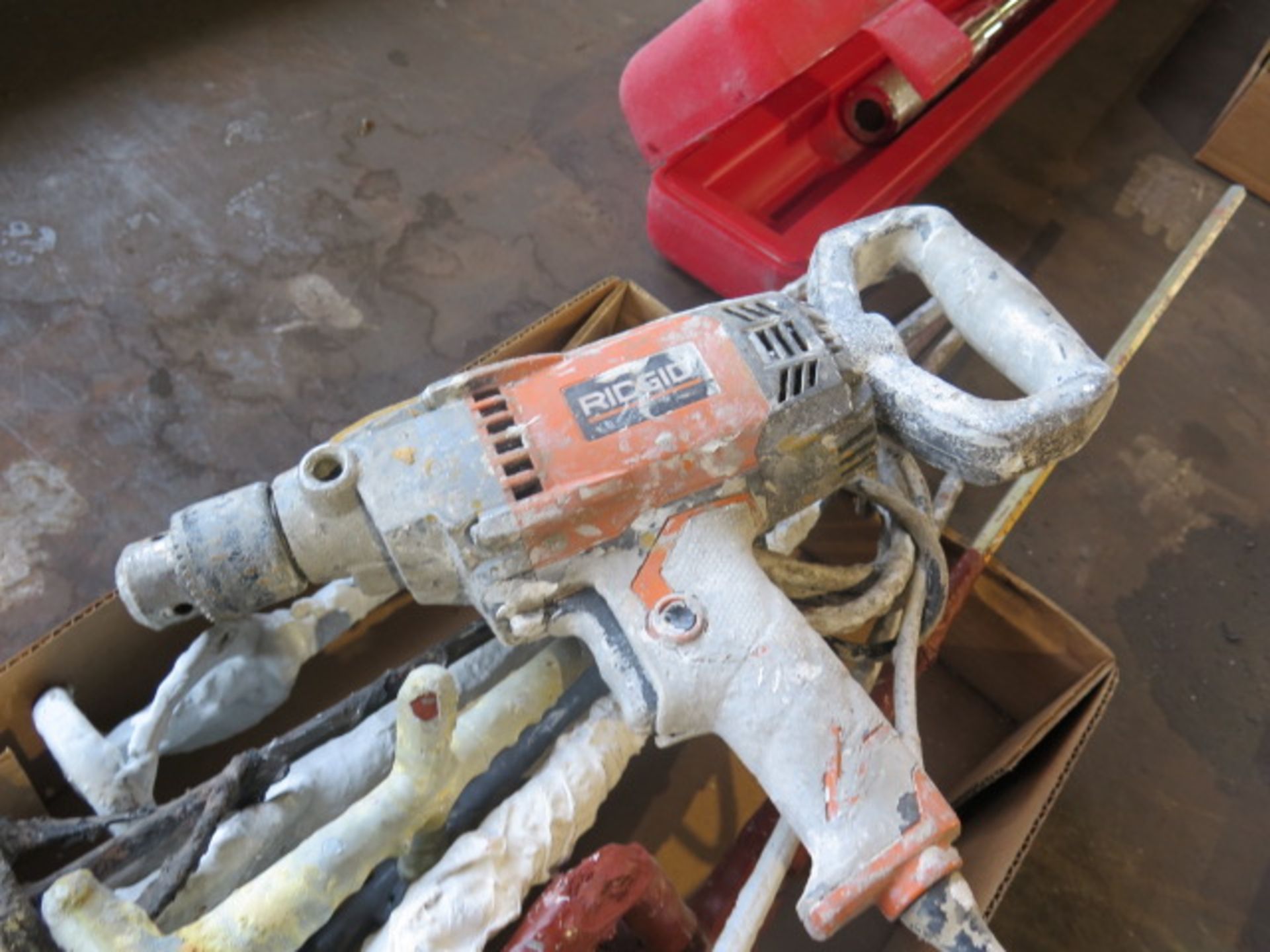 Ridgid Electric Drill w/ Paint Mixers (SOLD AS-IS - NO WARRANTY) - Image 4 of 5