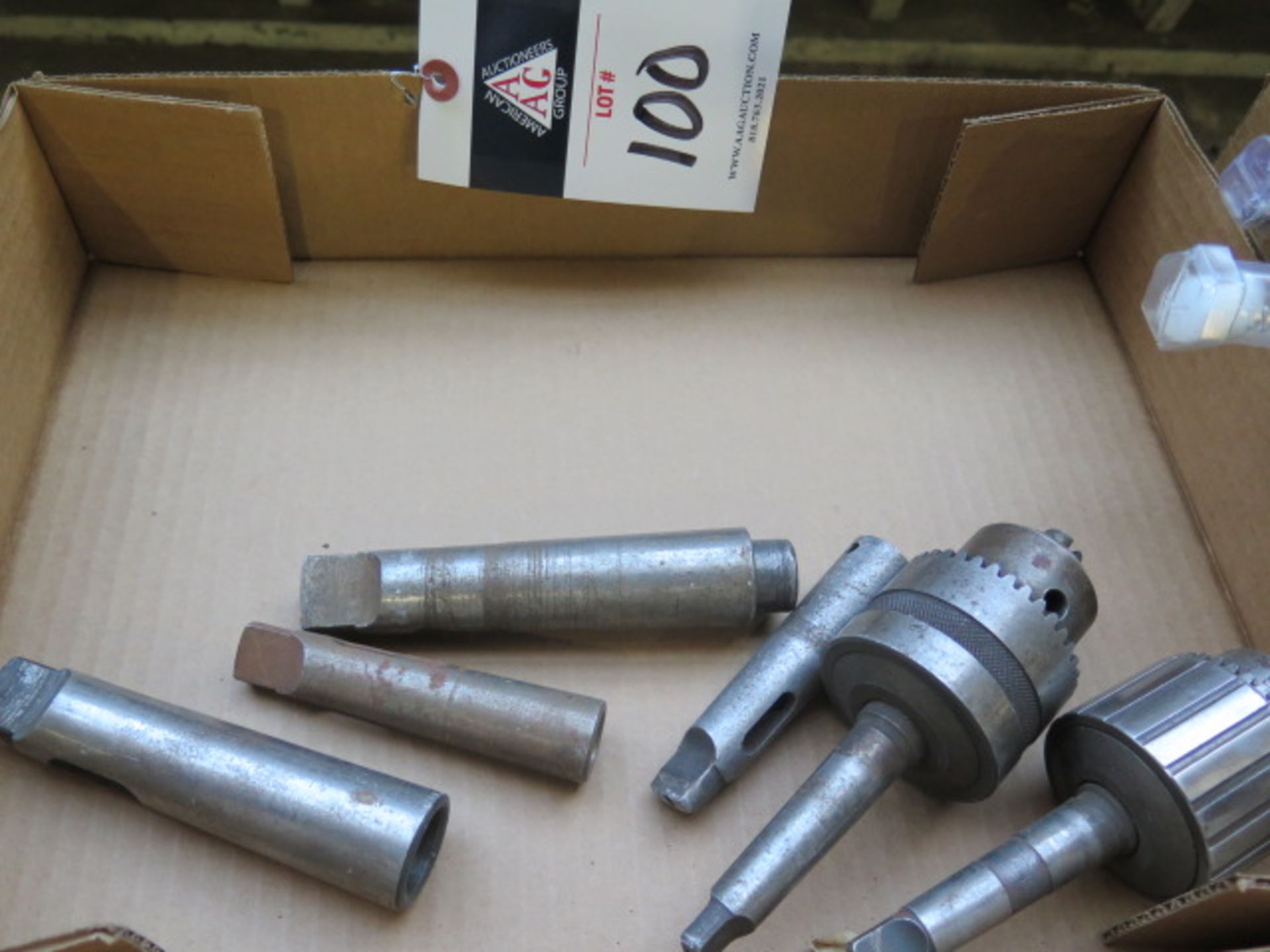 Drill Chucks and Taper Adaptors (SOLD AS-IS - NO WARRANTY)