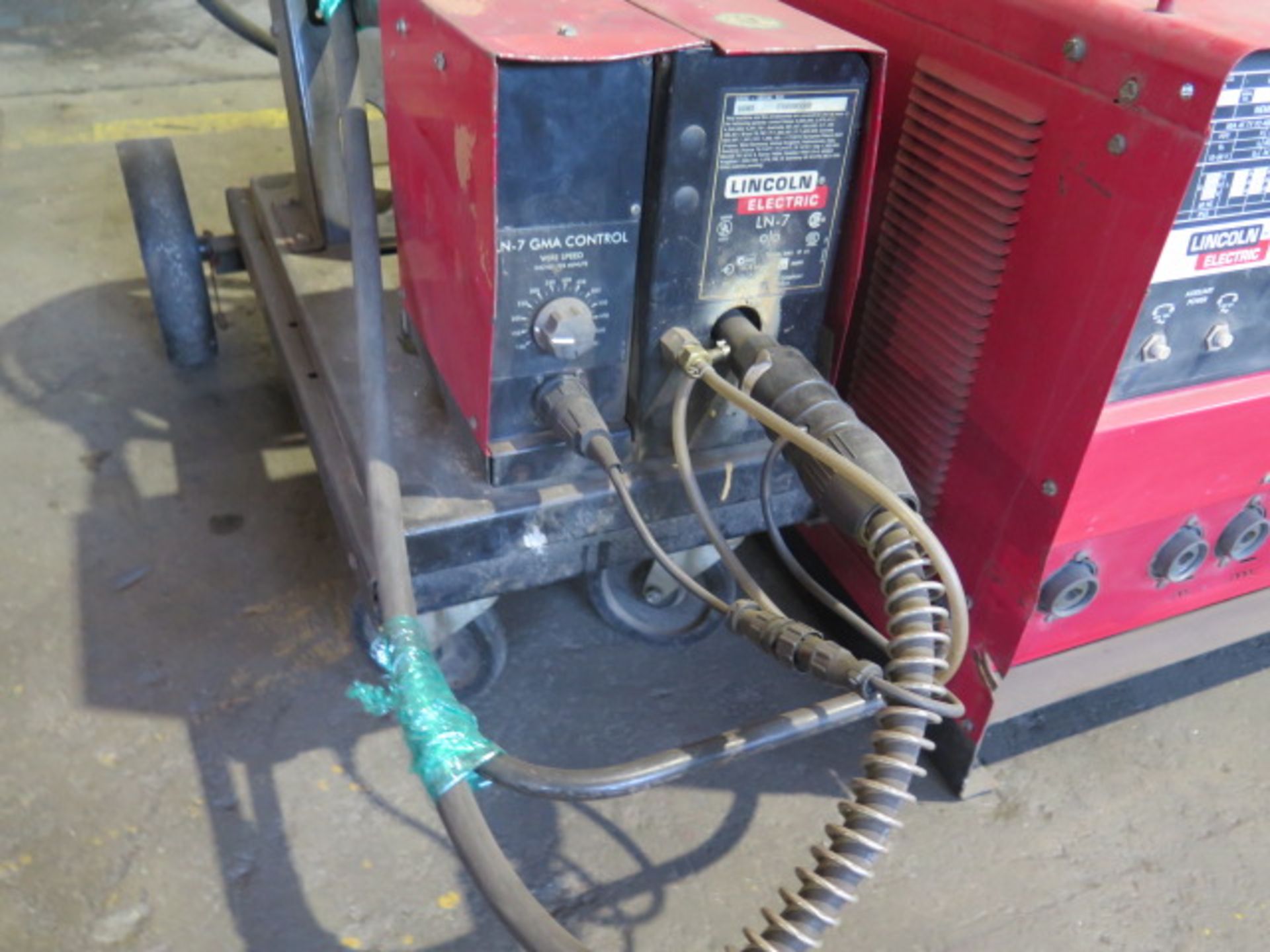 Lincoln CV-305 Arc Welding Power Source w/ Lincoln LN-7 Wire Feeder (NO CABLES) (SOLD AS-IS - NO - Image 4 of 7