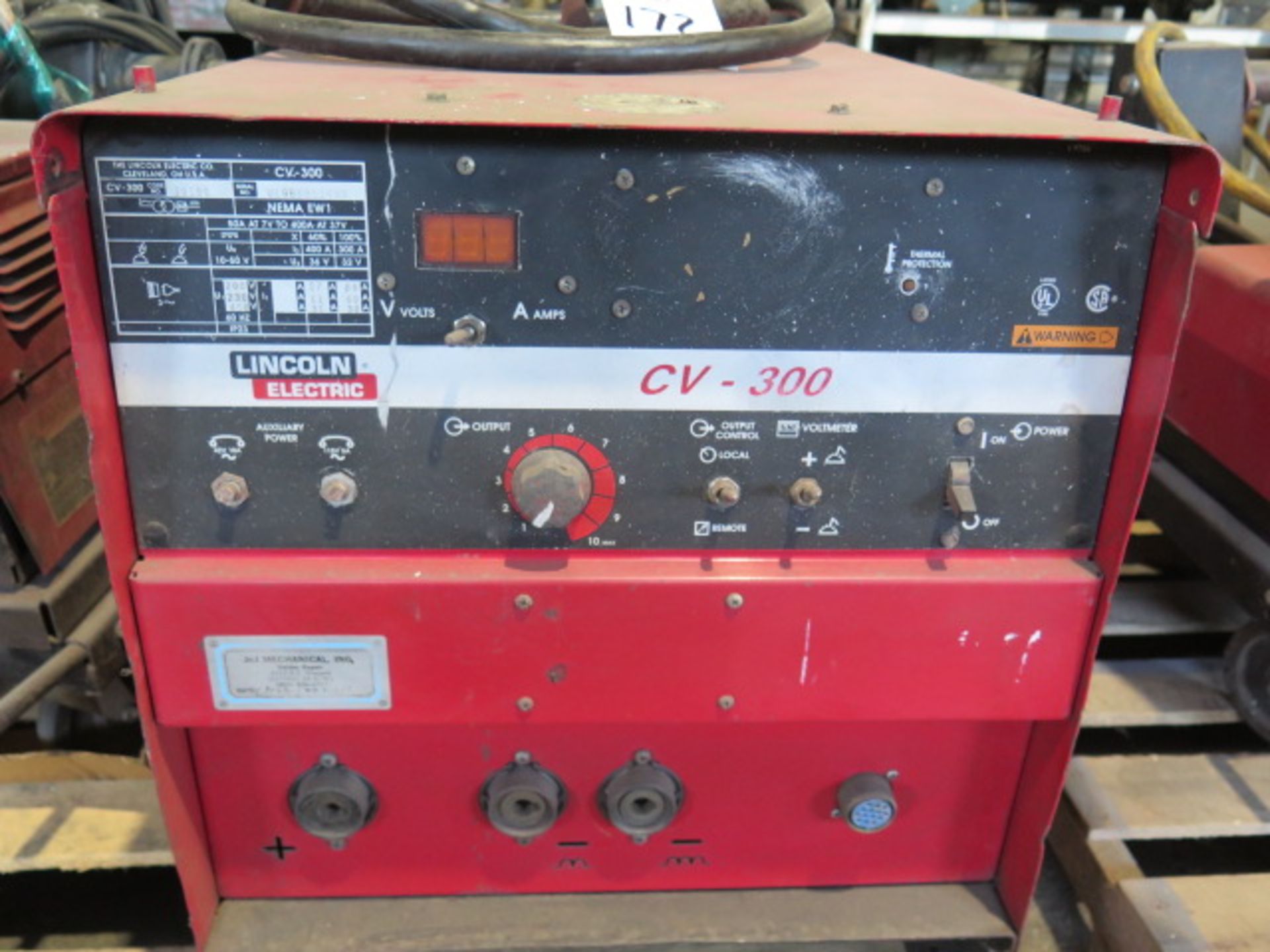 Lincoln CV-305 Arc Welding Power Source w/ Lincoln LN-7 Wire Feeder (NO CABLES) (SOLD AS-IS - NO - Image 6 of 6